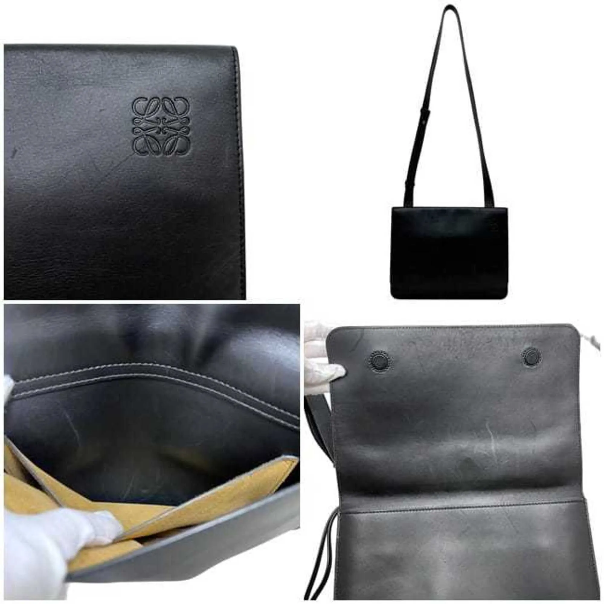 Leather Shoulder Bag (Pre-Owned) - Loewe - Modalova