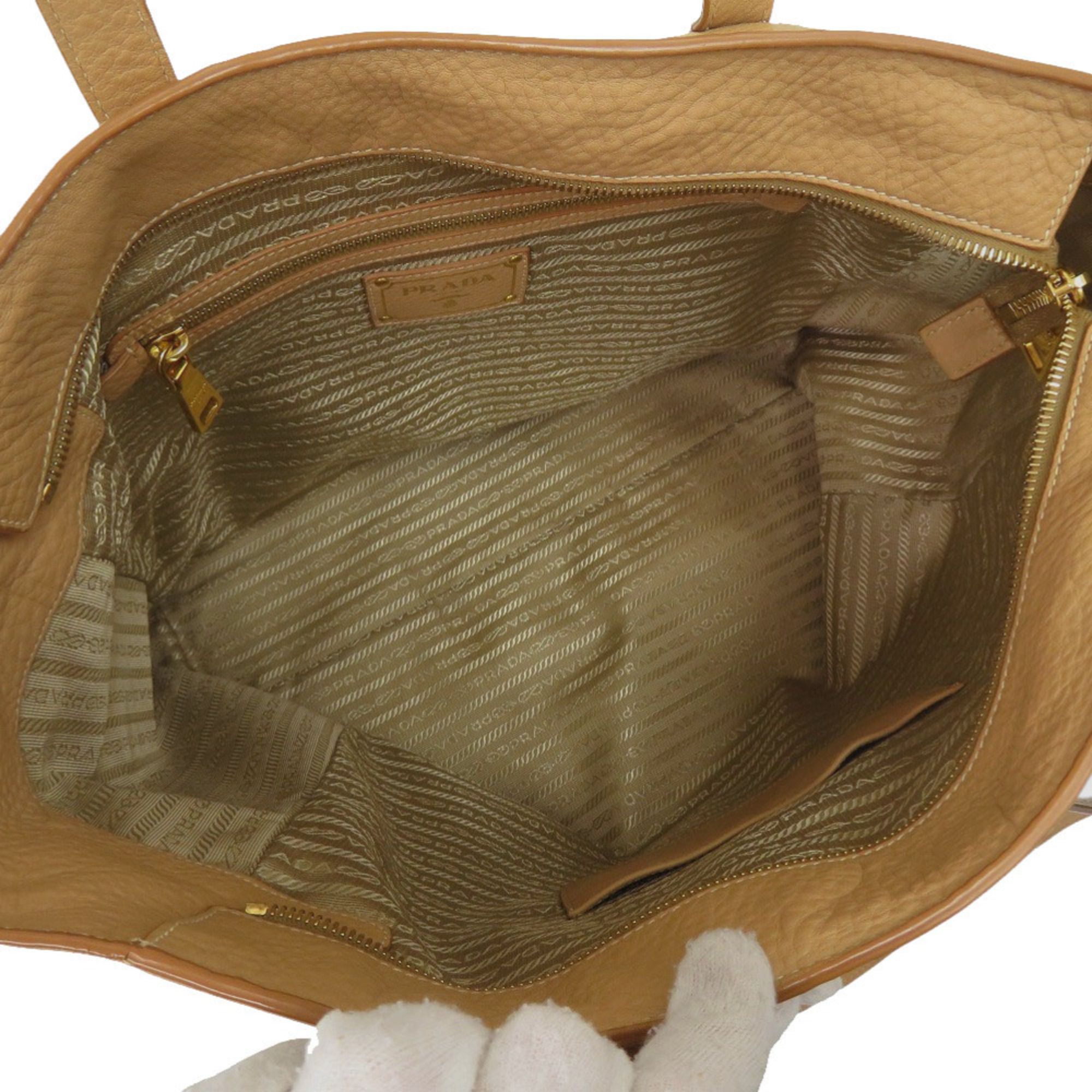 Leather Shoulder Bag Tote Bag (Pre-Owned) - Prada - Modalova