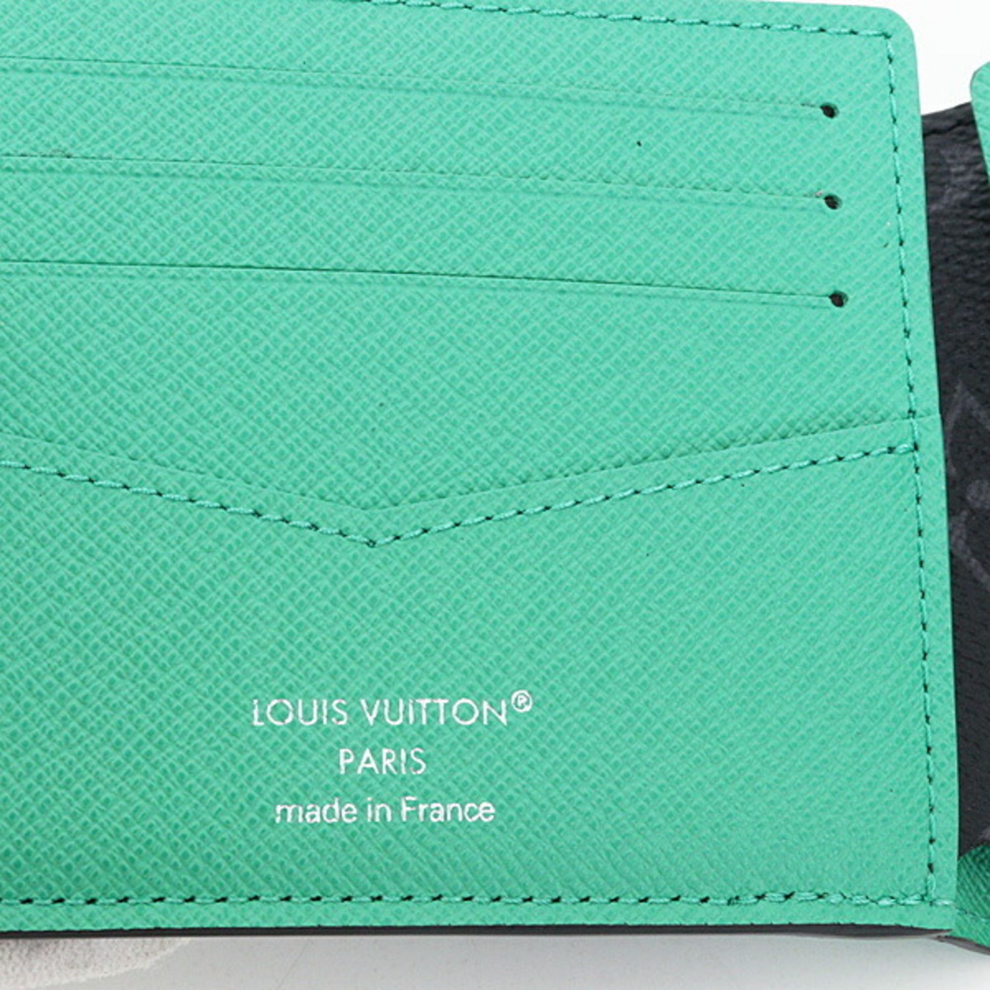 Monogram Eclipse Monogram Eclipse Leather Wallet (Bi-Fold) (Pre-Owned) - Louis Vuitton - Modalova