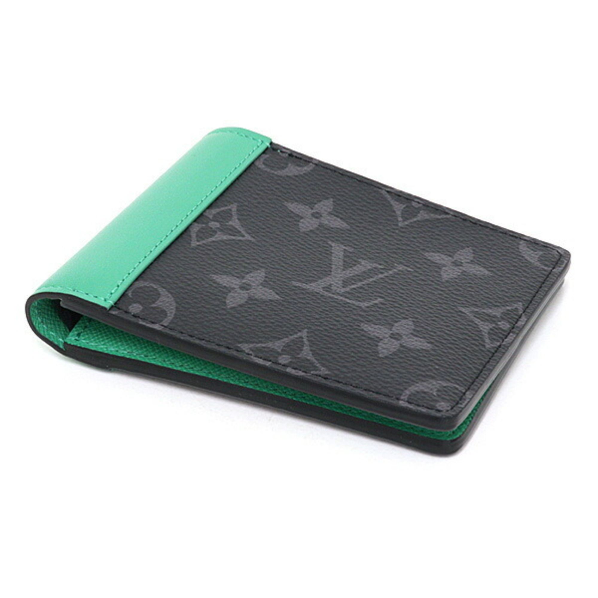 Monogram Eclipse Monogram Eclipse Leather Wallet (Bi-Fold) (Pre-Owned) - Louis Vuitton - Modalova