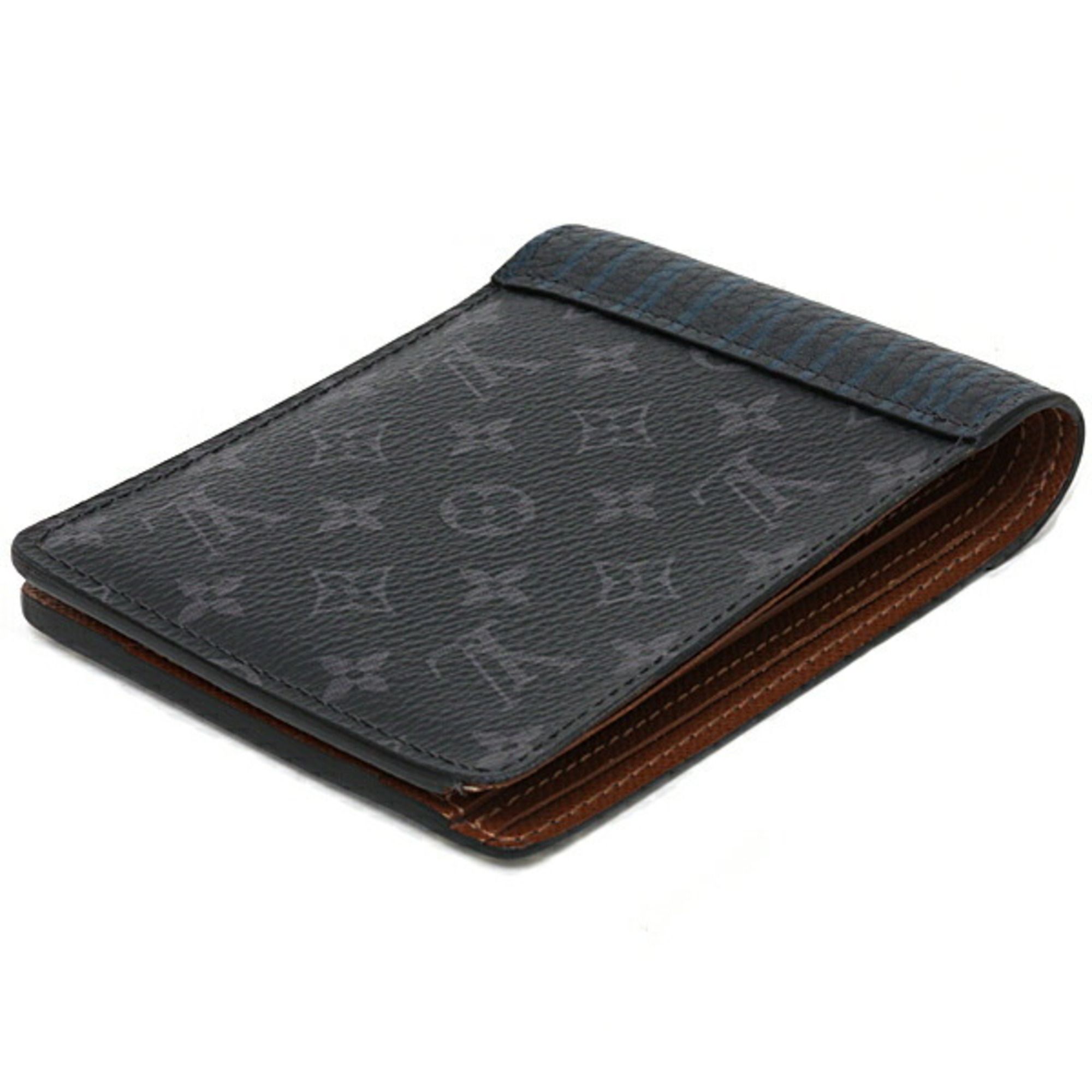 Monogram Eclipse Monogram Eclipse Leather Wallet (Bi-Fold) (Pre-Owned) - Louis Vuitton - Modalova