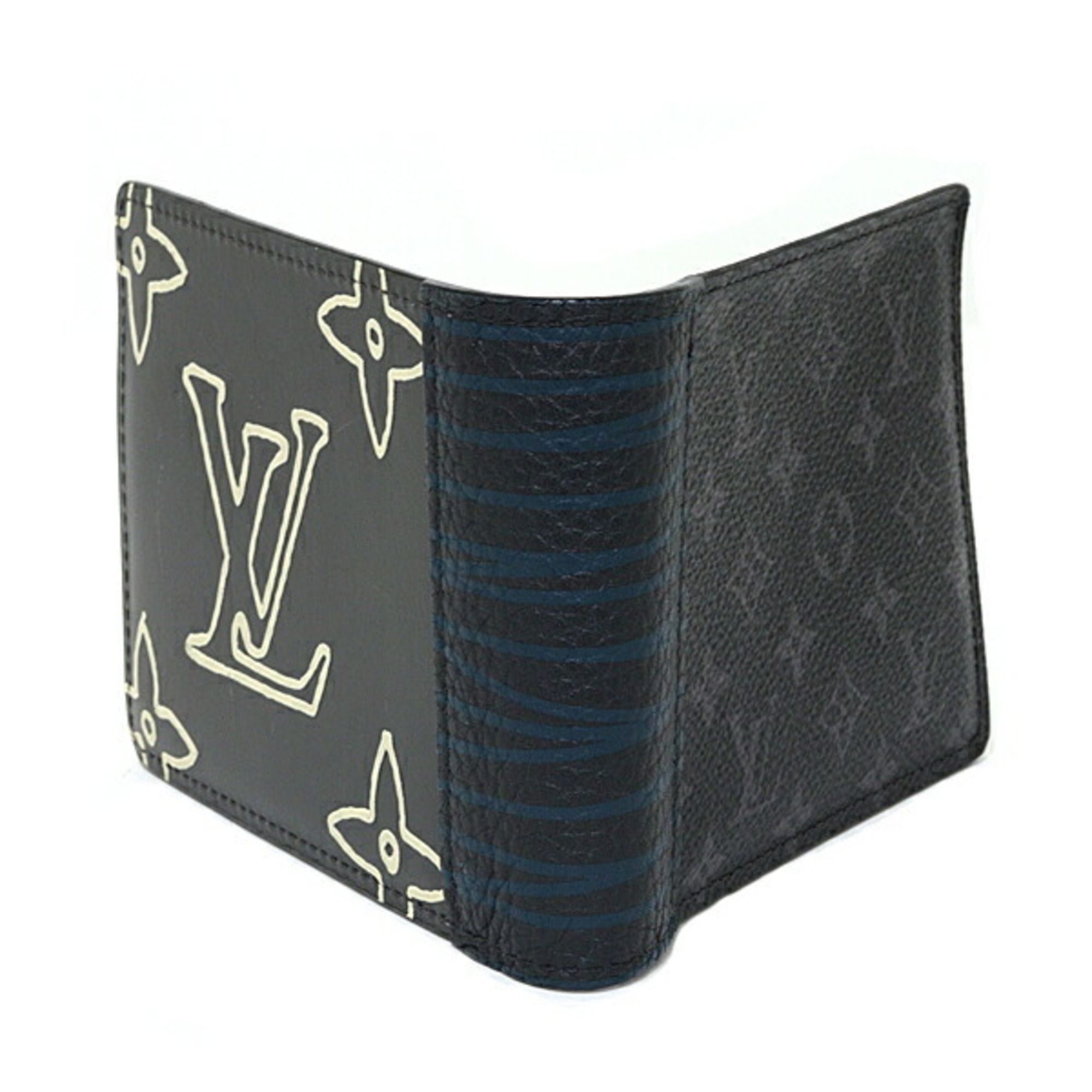 Monogram Eclipse Monogram Eclipse Leather Wallet (Bi-Fold) (Pre-Owned) - Louis Vuitton - Modalova