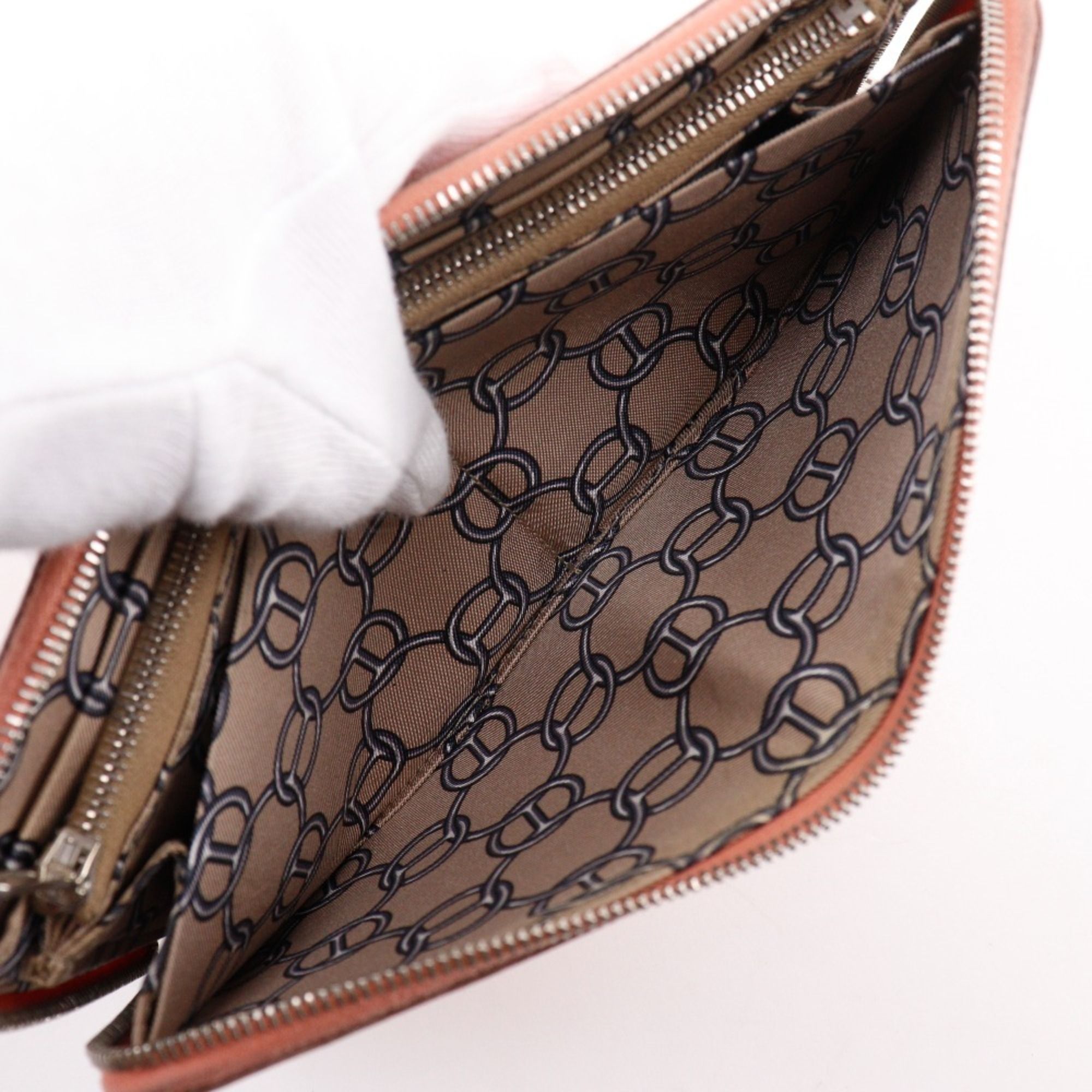 Silk'in Epsom Leather Long Wallet (Bi-Fold) (Pre-Owned) - Hermes - Modalova