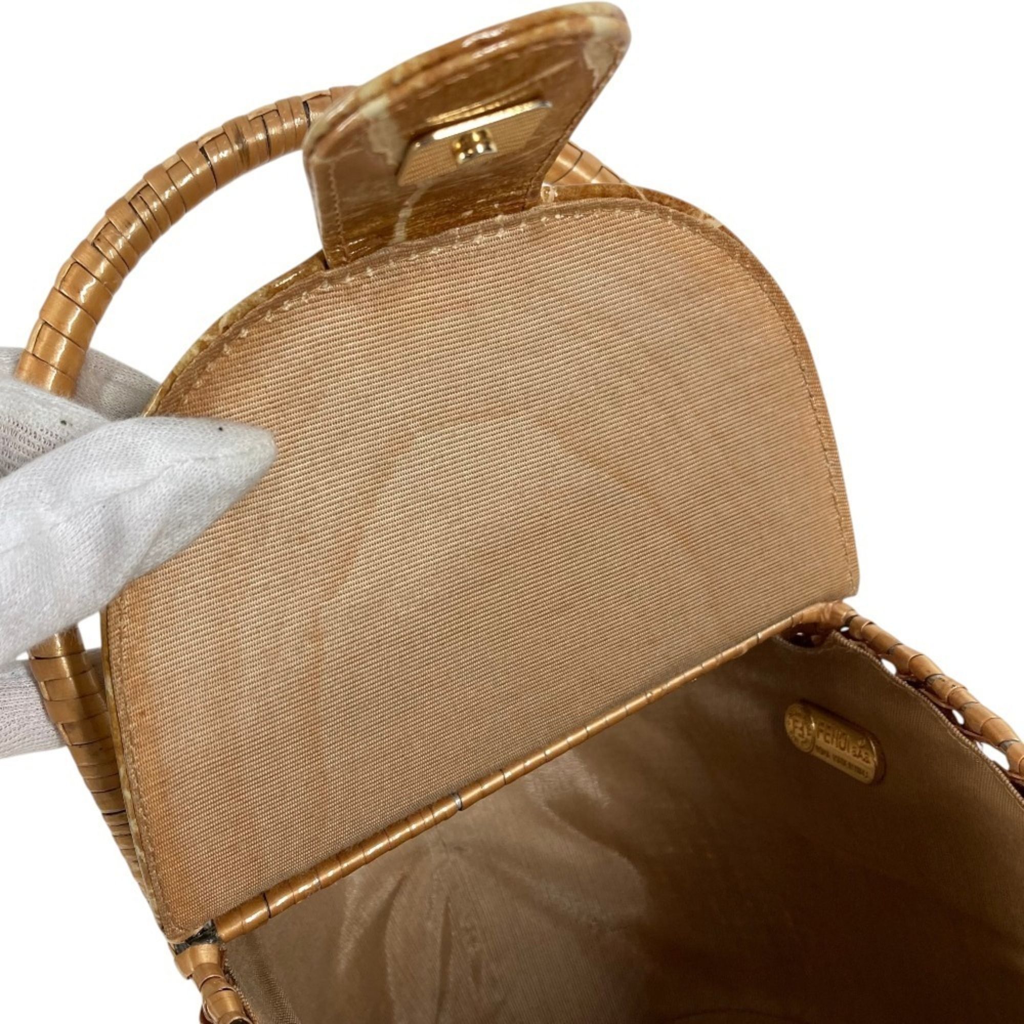 Hemp Leather Handbag (Pre-Owned) - Fendi - Modalova