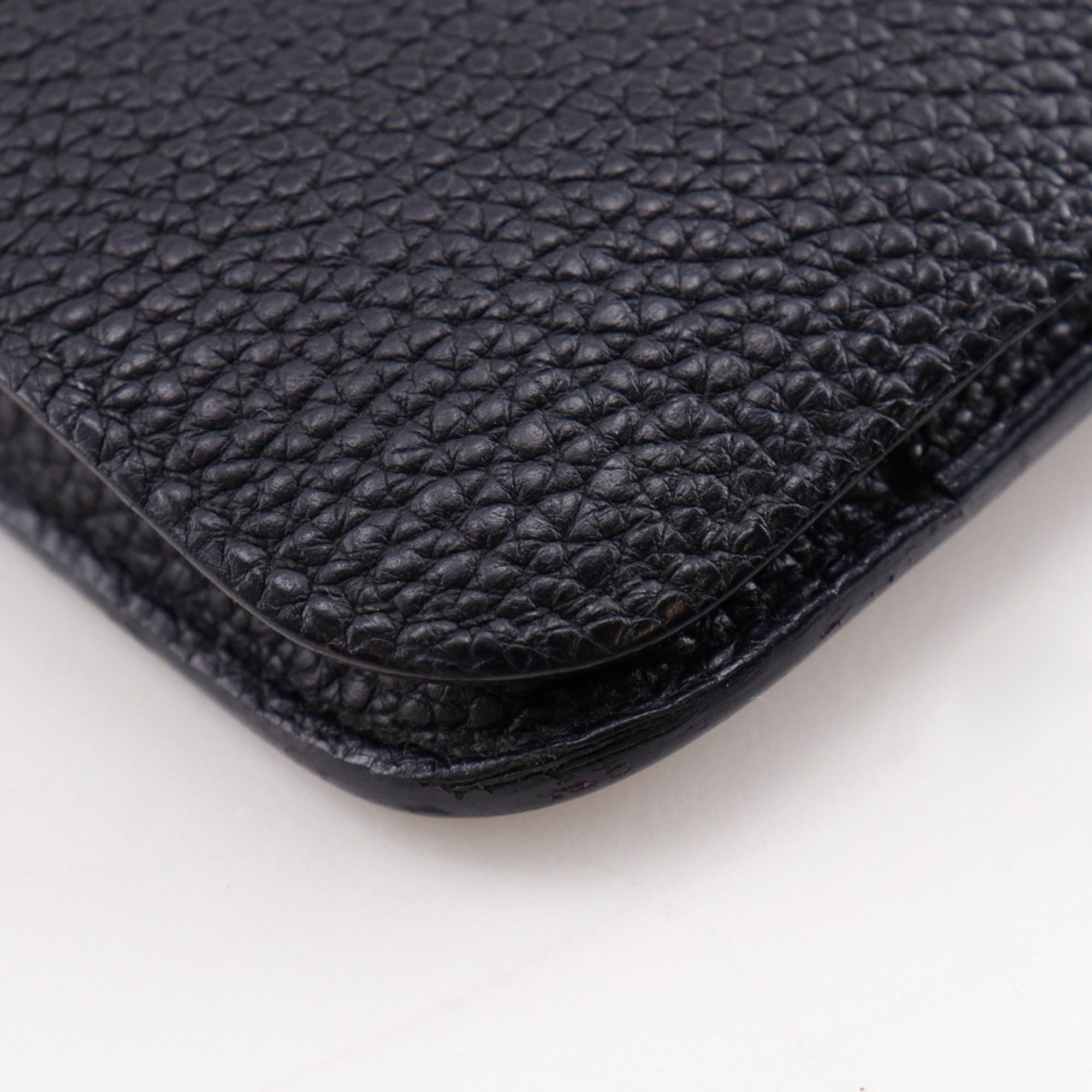 Taurillon Clemence Leather Long Wallet (Bi-Fold) (Pre-Owned) - Hermes - Modalova