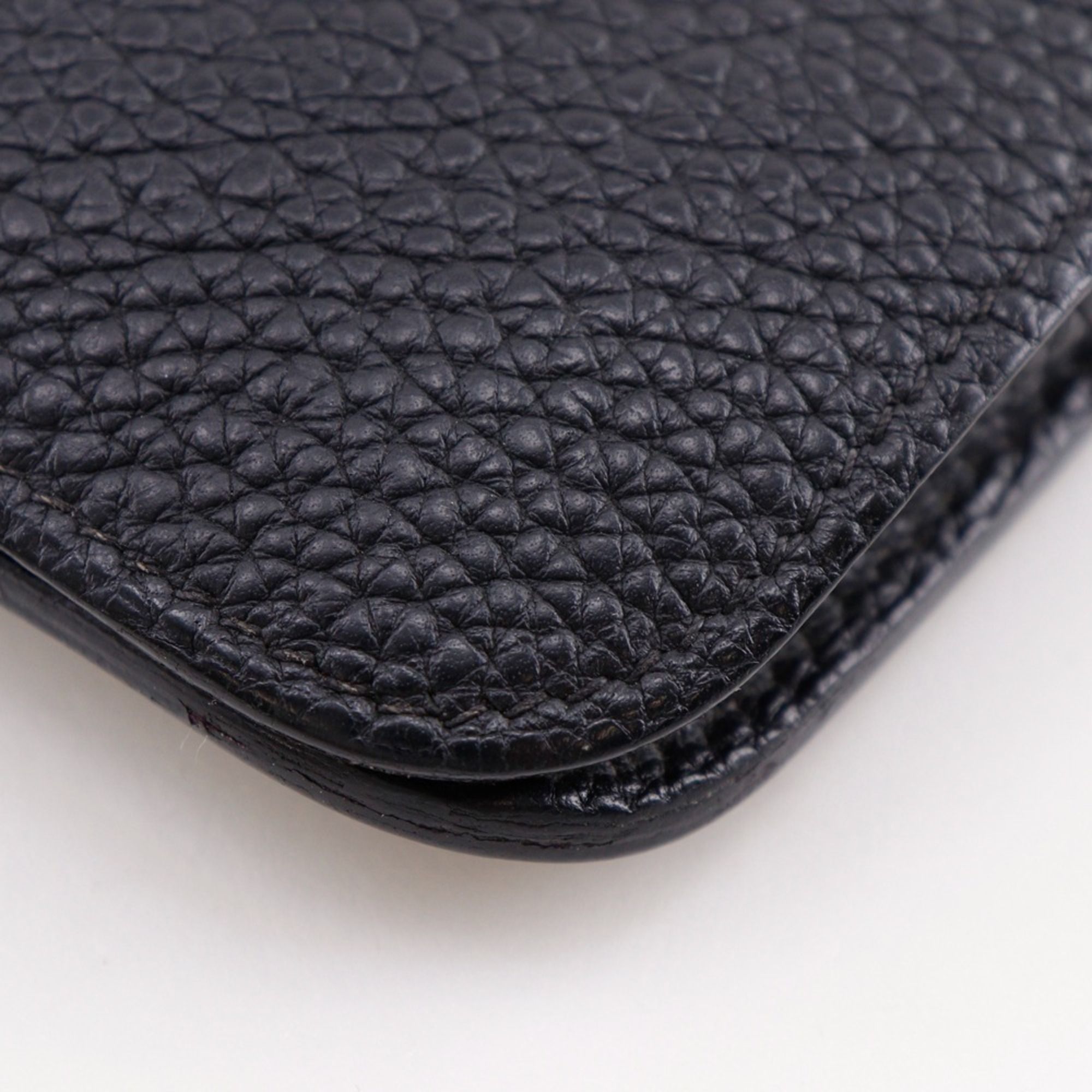 Taurillon Clemence Leather Long Wallet (Bi-Fold) (Pre-Owned) - Hermes - Modalova