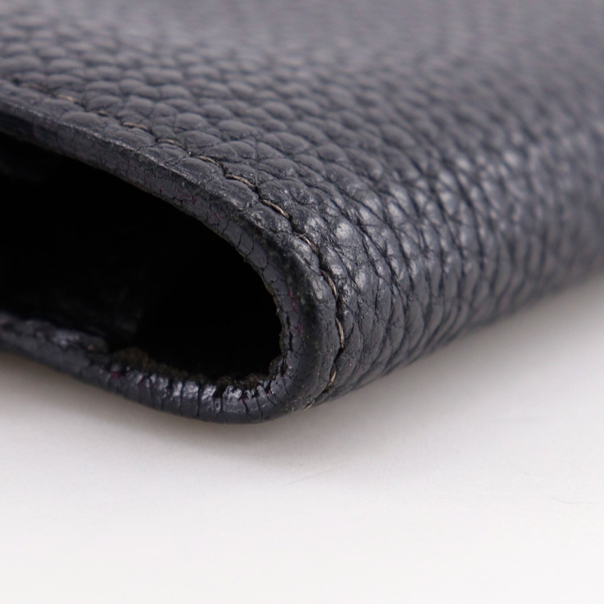 Taurillon Clemence Leather Long Wallet (Bi-Fold) (Pre-Owned) - Hermes - Modalova