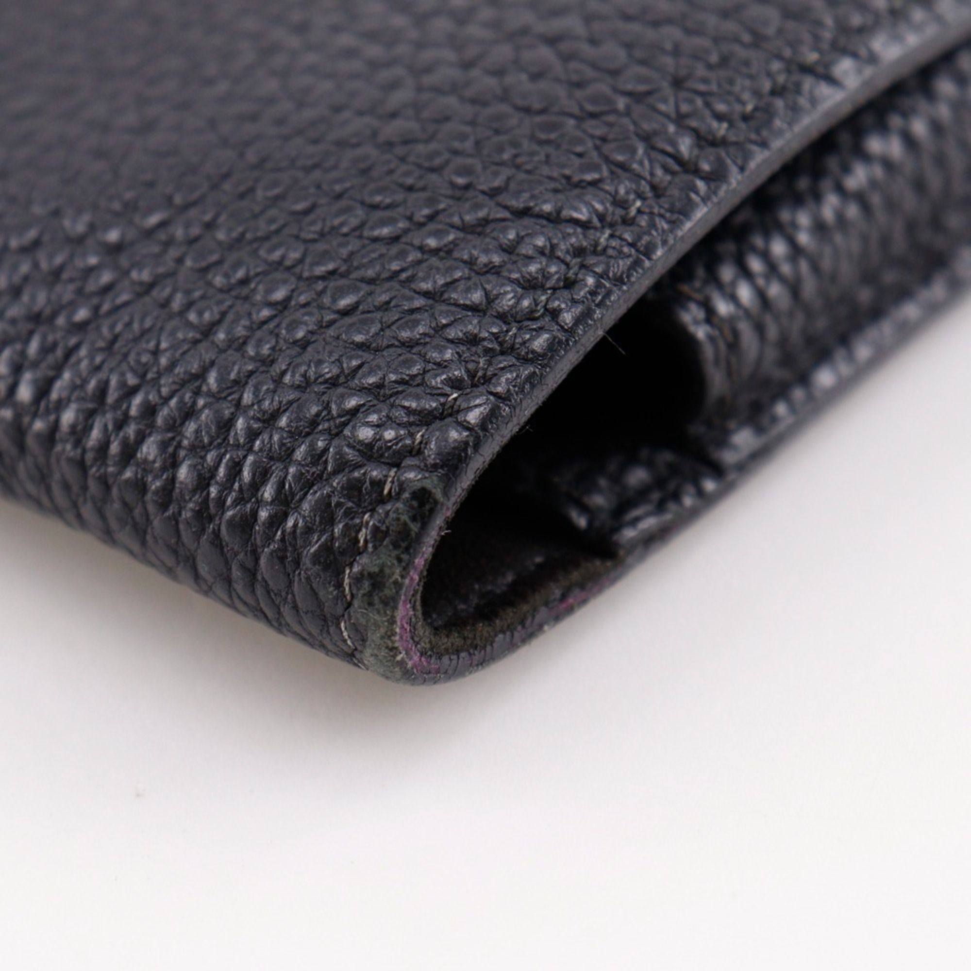 Taurillon Clemence Leather Long Wallet (Bi-Fold) (Pre-Owned) - Hermes - Modalova