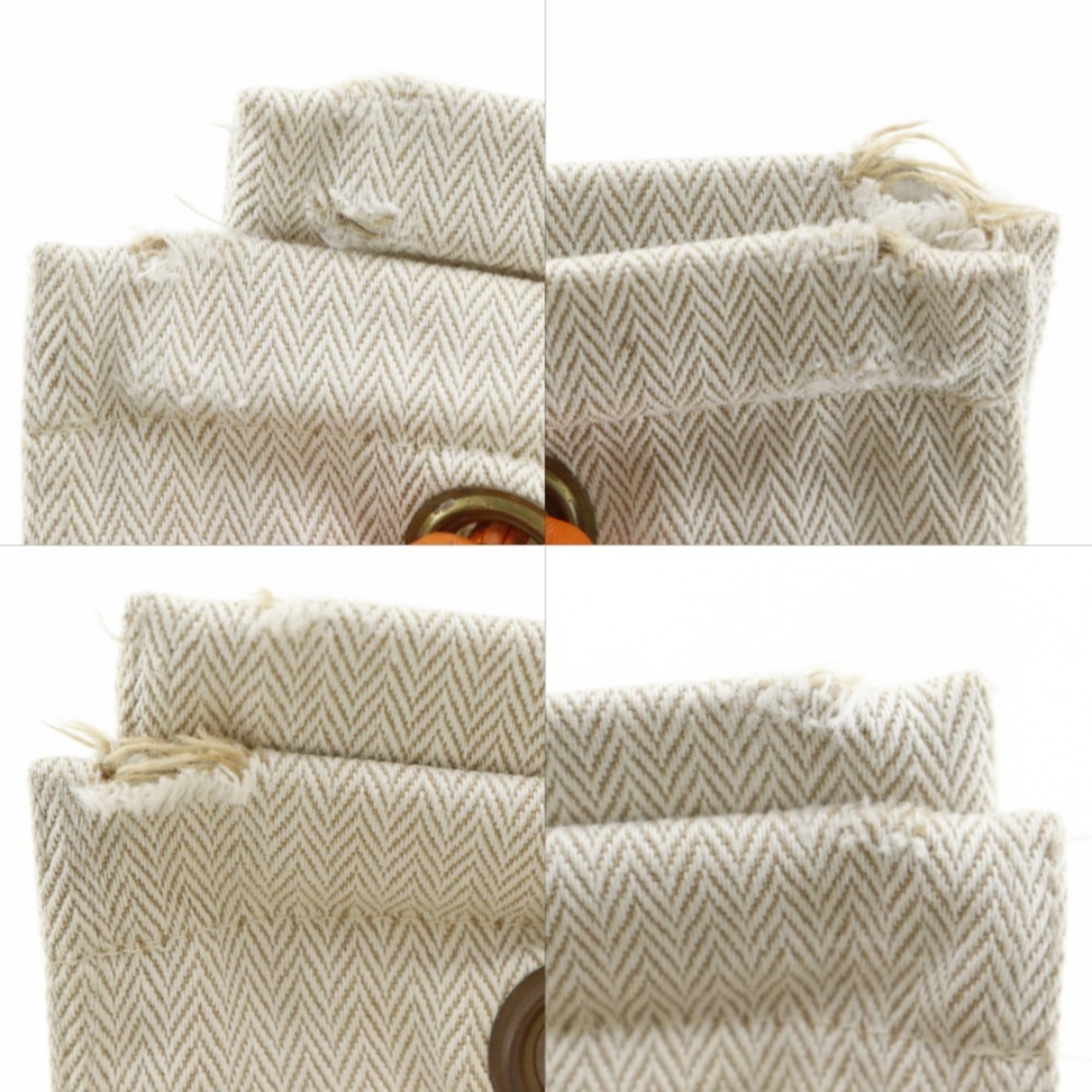 Toile Chevron Shoulder Bag (Pre-Owned) - Hermes - Modalova