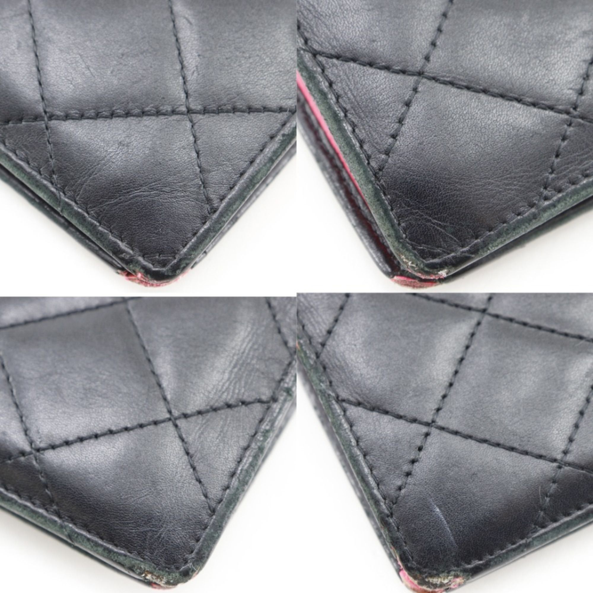 Leather Long Wallet (Bi-Fold) (Pre-Owned) - Chanel - Modalova