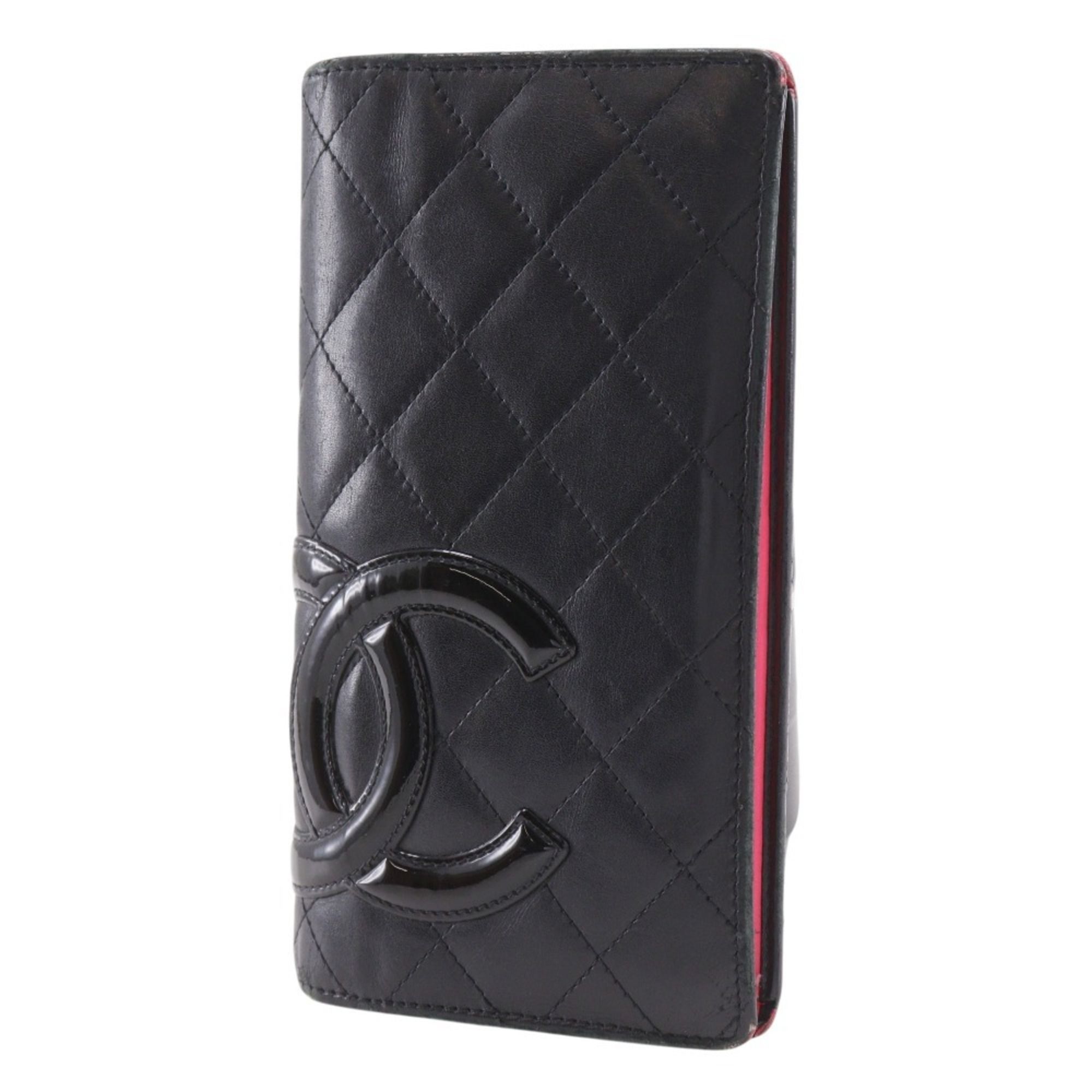 Leather Long Wallet (Bi-Fold) (Pre-Owned) - Chanel - Modalova