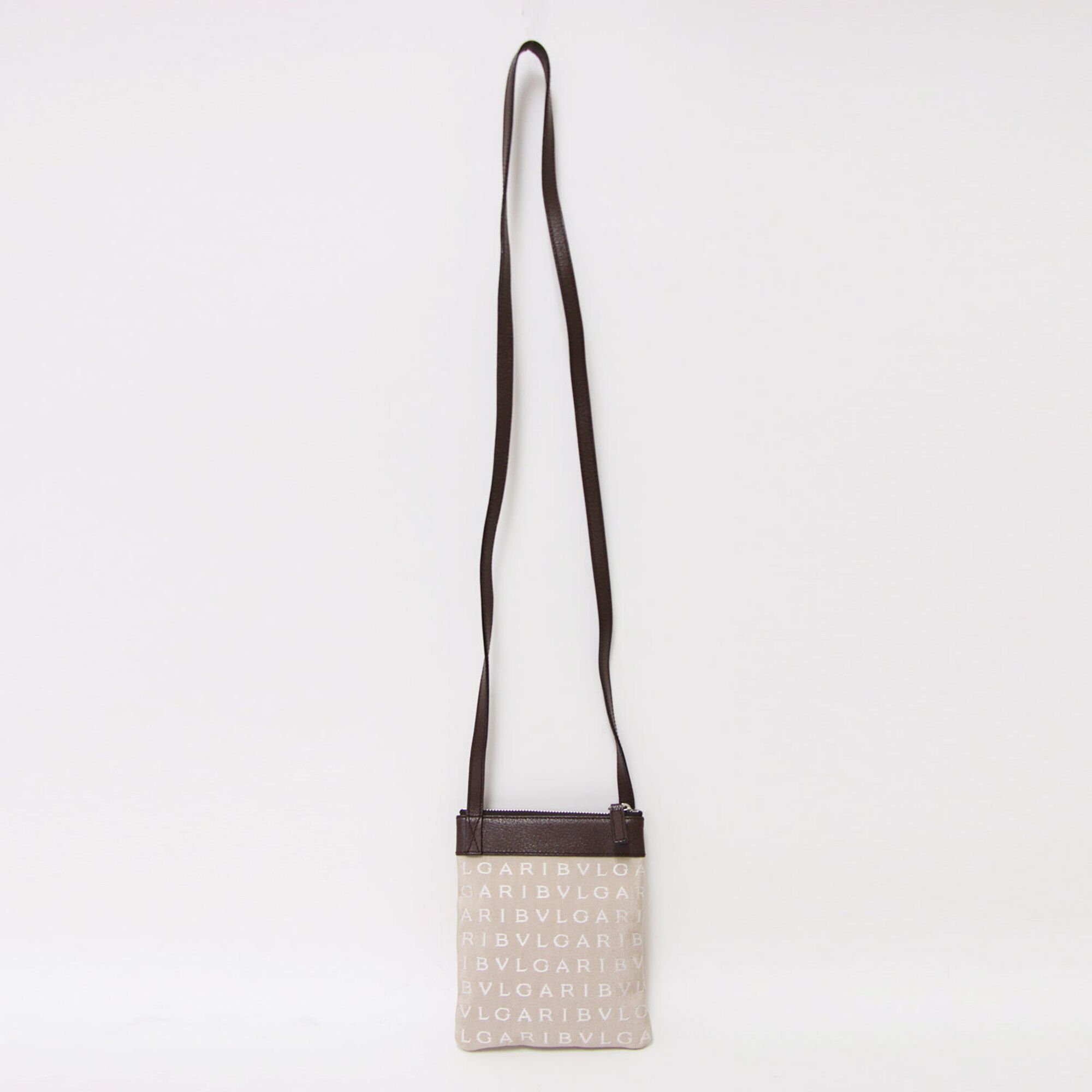 Canvas Leather Pochette Shoulder Bag (Pre-Owned) - Bvlgari - Modalova