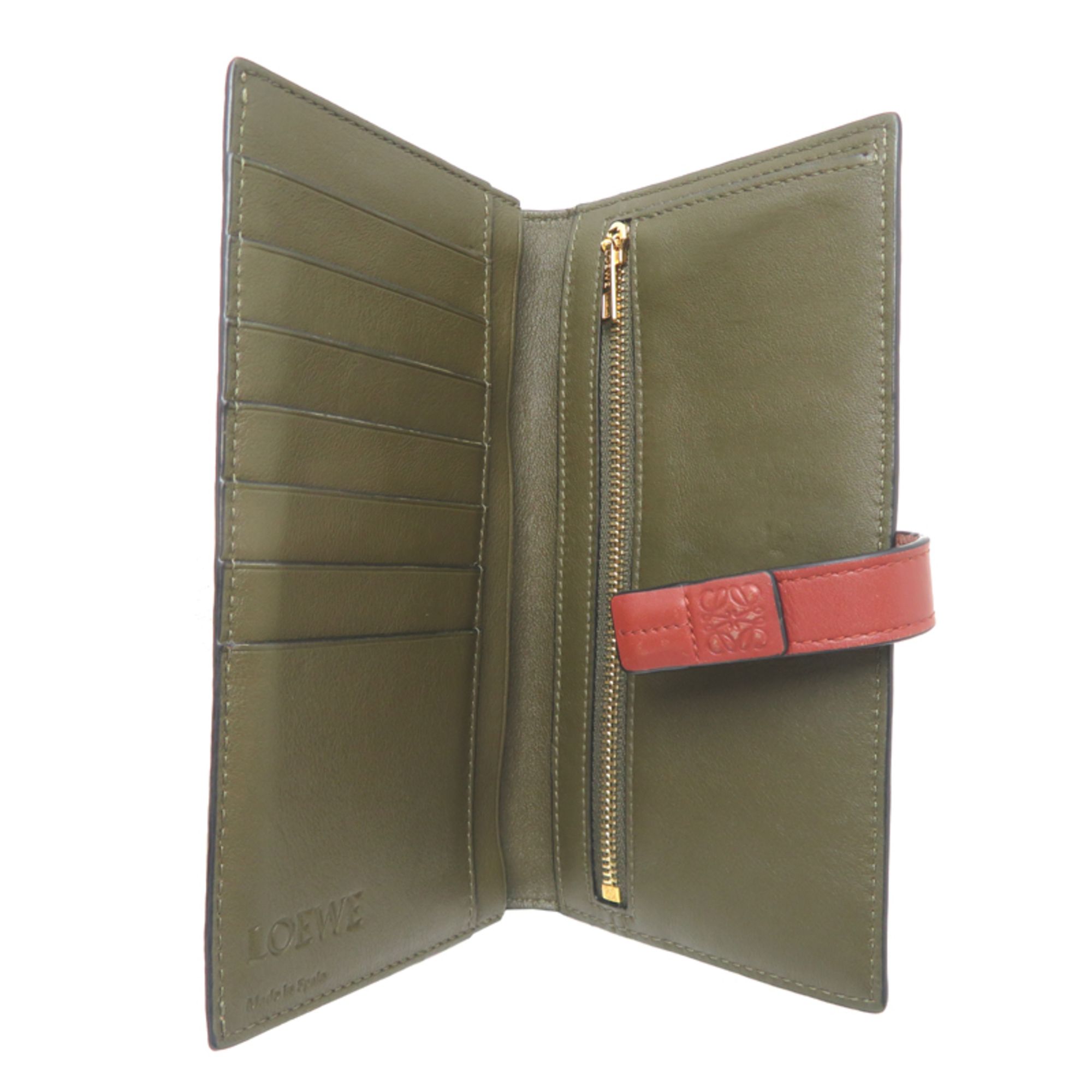 Leather Long Wallet (Bi-Fold) (Pre-Owned) - Loewe - Modalova