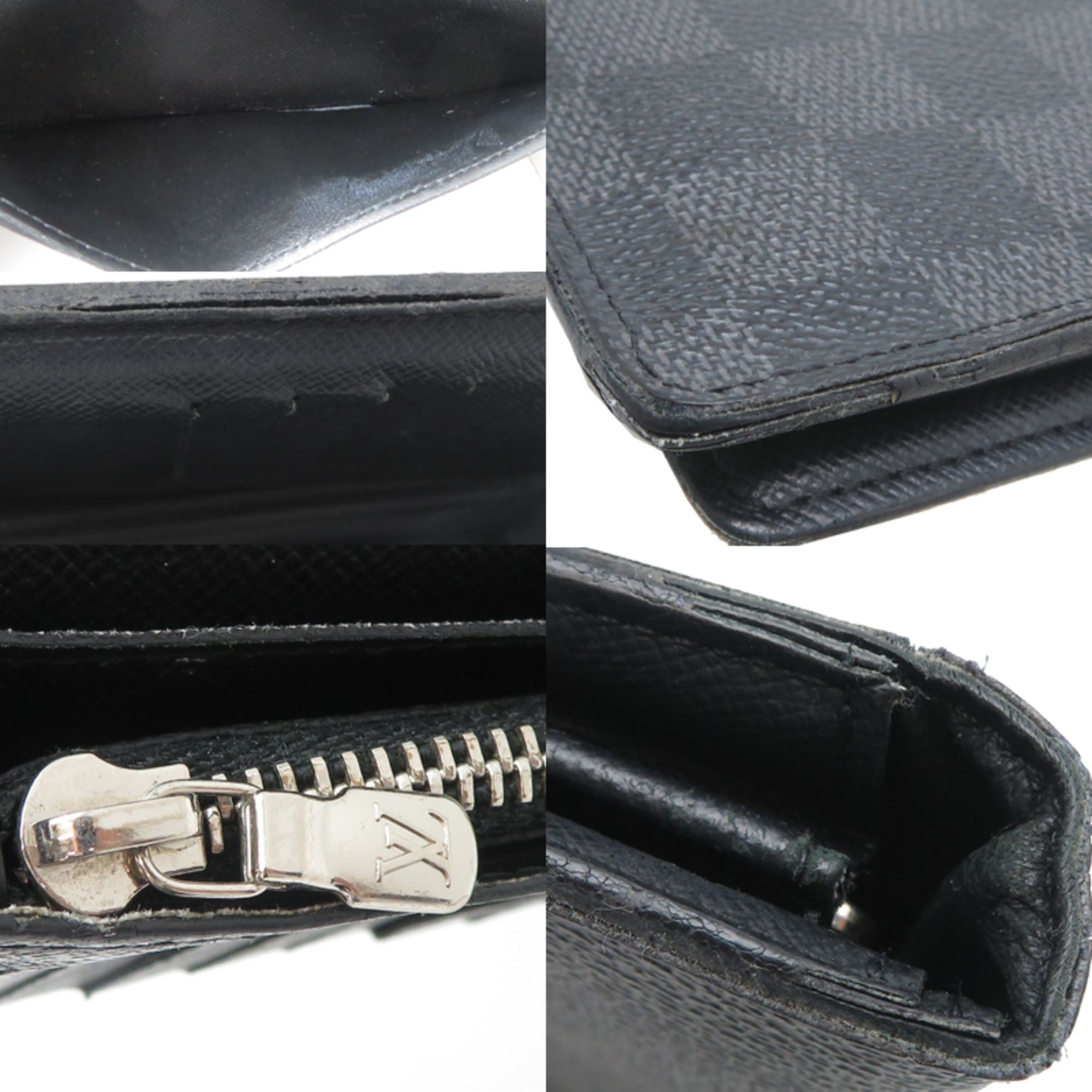 Damier Graphite Long Wallet (Bi-Fold) (Pre-Owned) - Louis Vuitton - Modalova