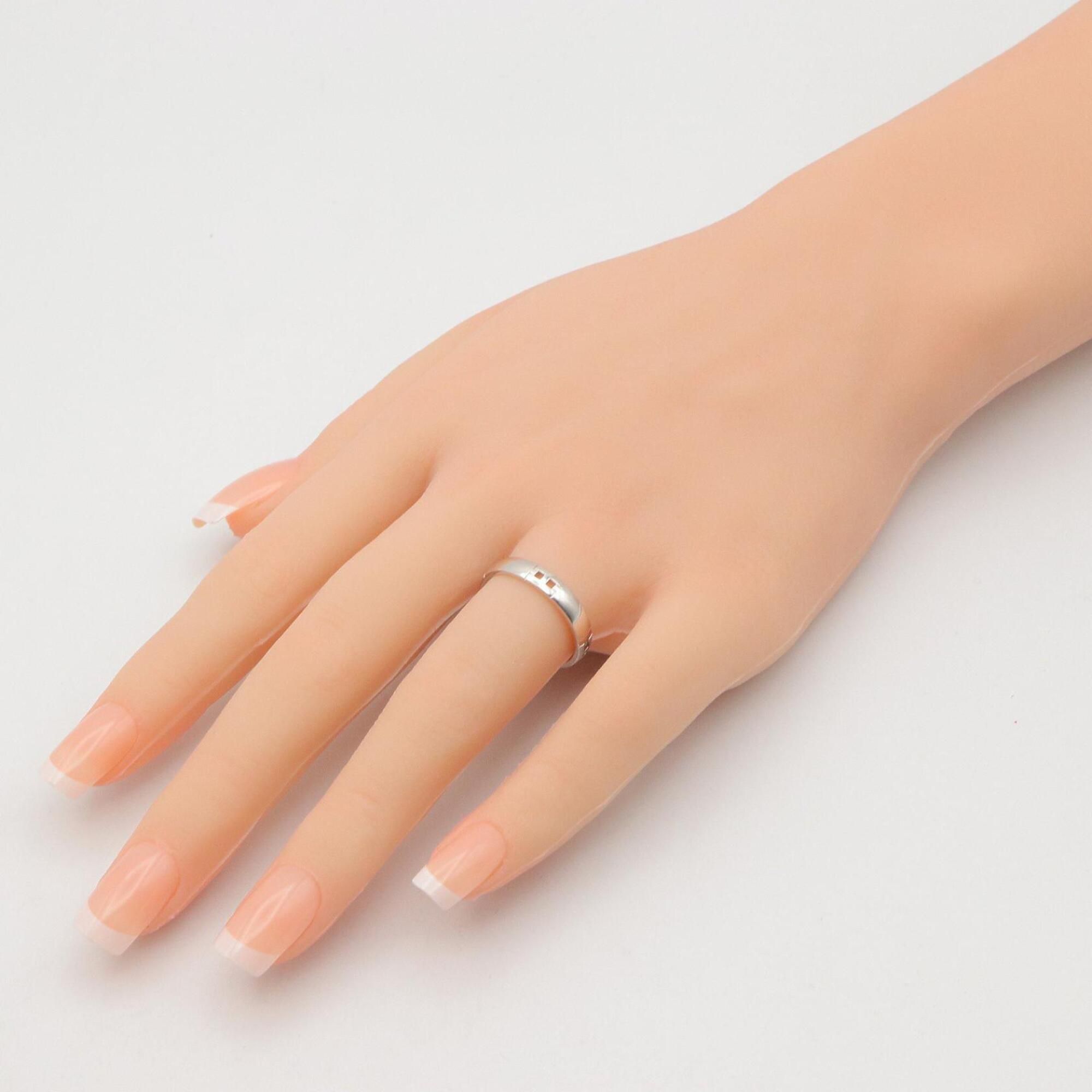 White Gold (18K) Band Ring (Pre-Owned) - Hermes - Modalova