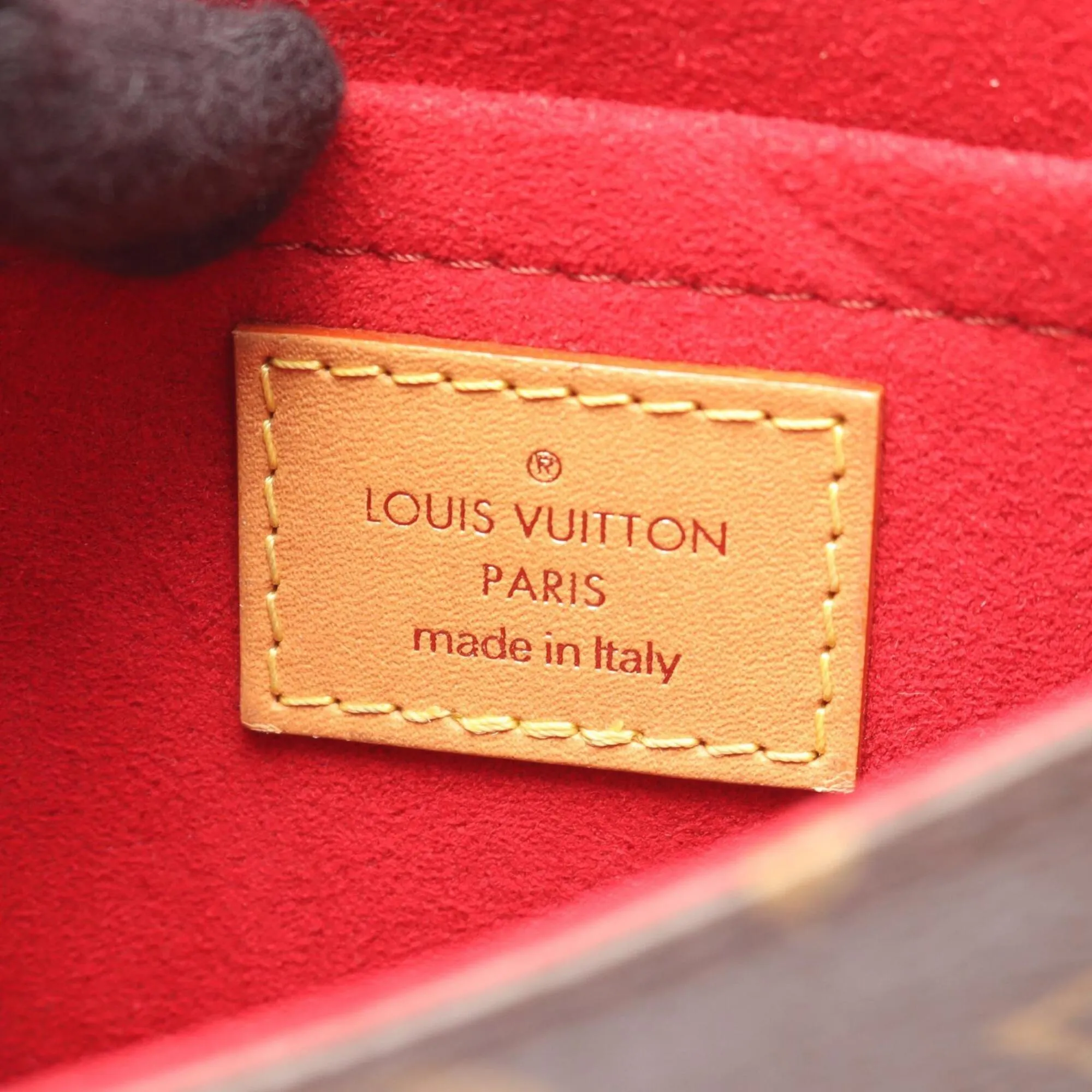 Coated Canvas Leather Handbag Shoulder Bag (Pre-Owned) - Louis Vuitton - Modalova