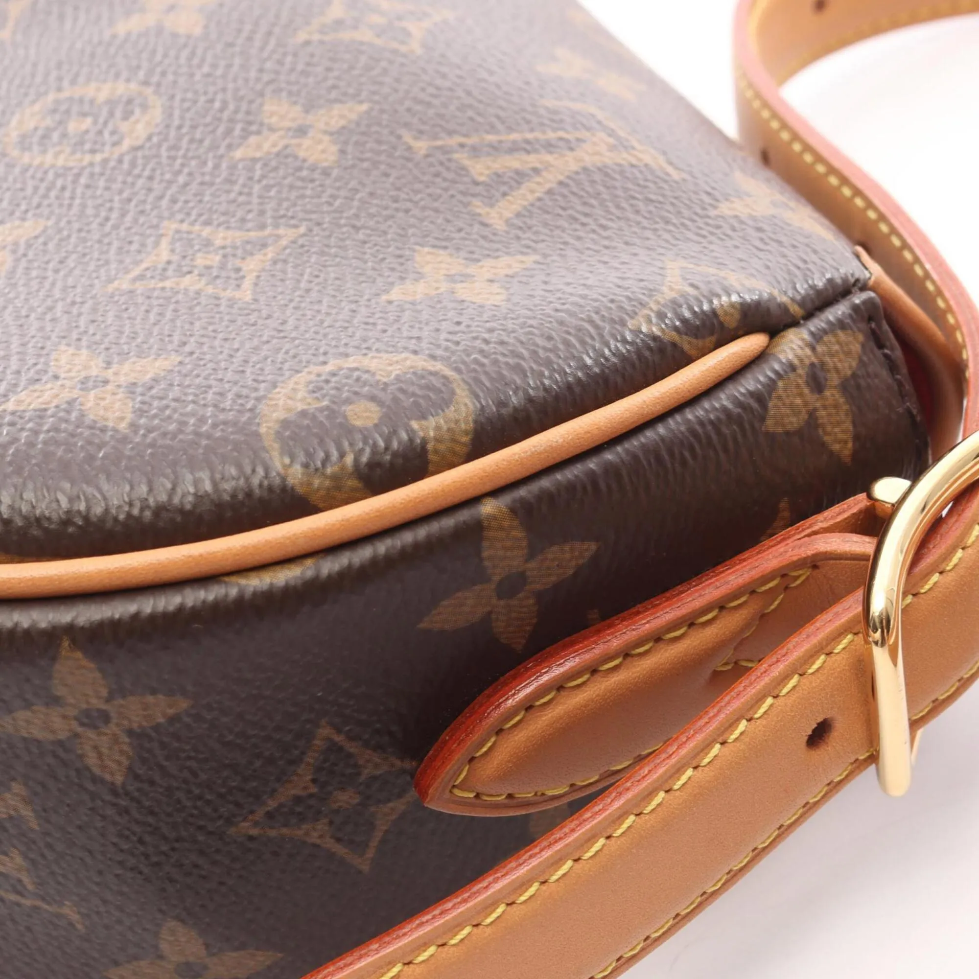 Coated Canvas Leather Handbag Shoulder Bag (Pre-Owned) - Louis Vuitton - Modalova