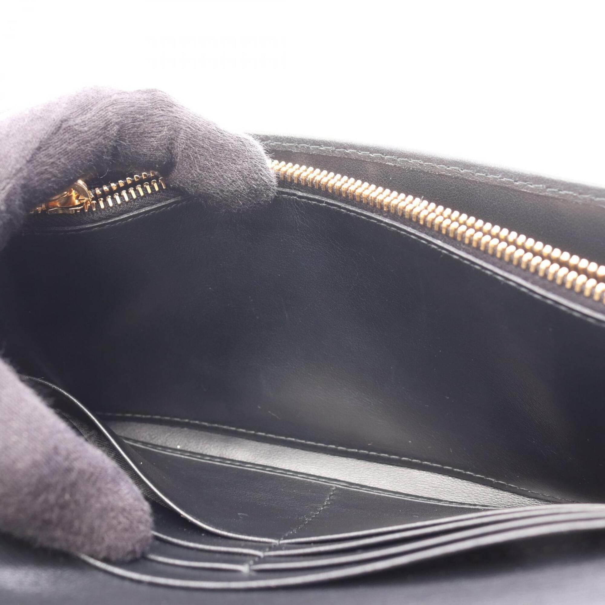 Fabric Leather Long Wallet (Bi-Fold) (Pre-Owned) - Prada - Modalova