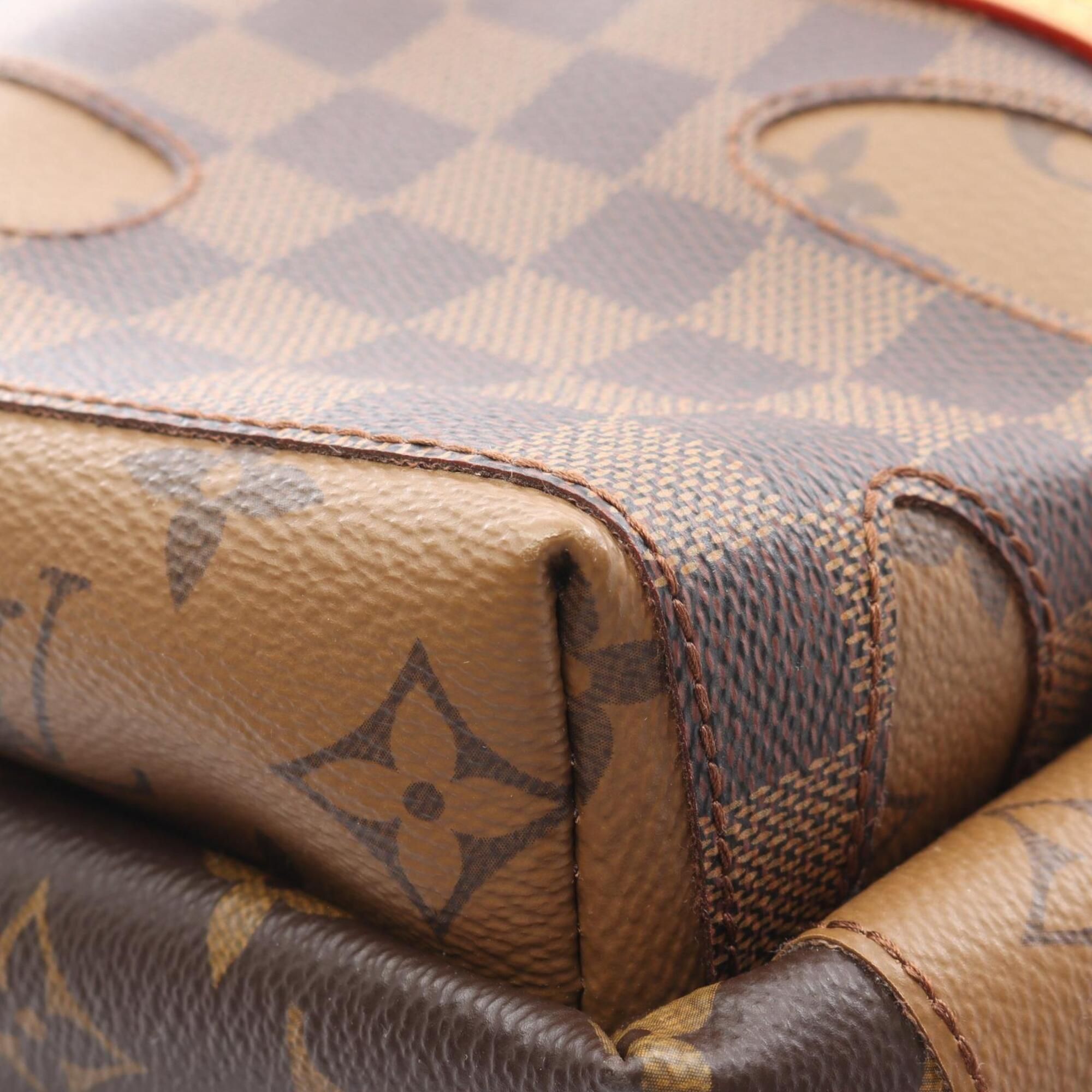 Coated Canvas Leather Backpack (Pre-Owned) - Louis Vuitton - Modalova