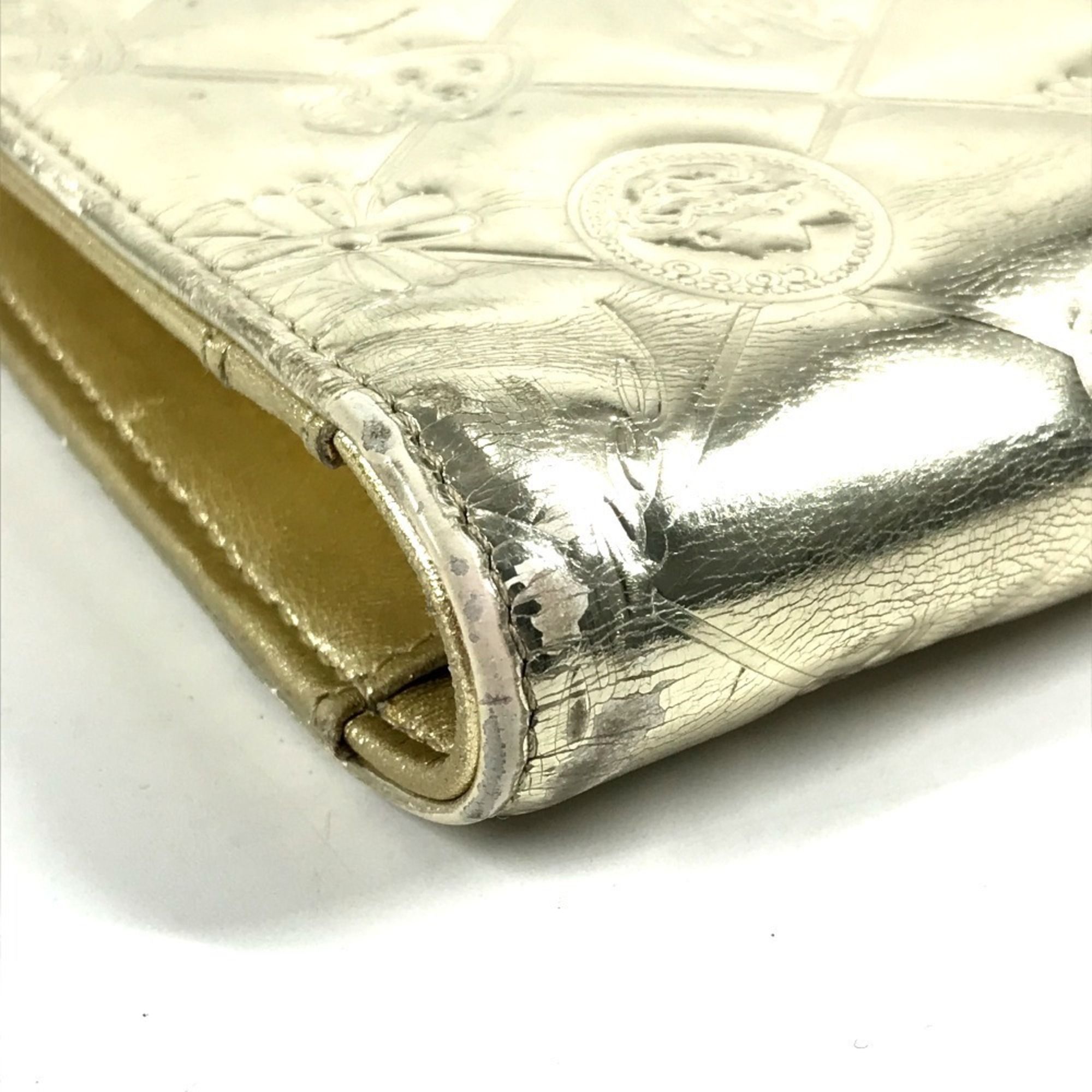 Leather Long Wallet (Bi-Fold) (Pre-Owned) - Chanel - Modalova