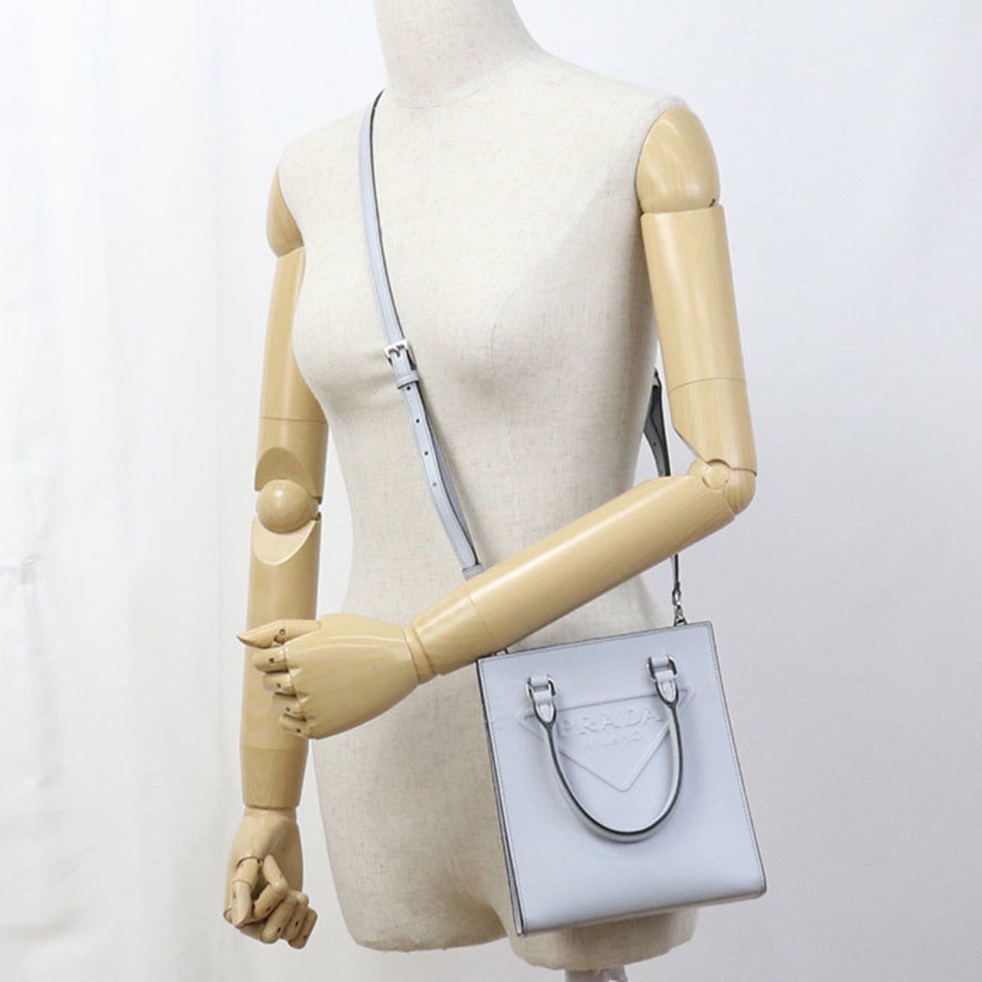 Leather Tote Bag (Pre-Owned) - Prada - Modalova