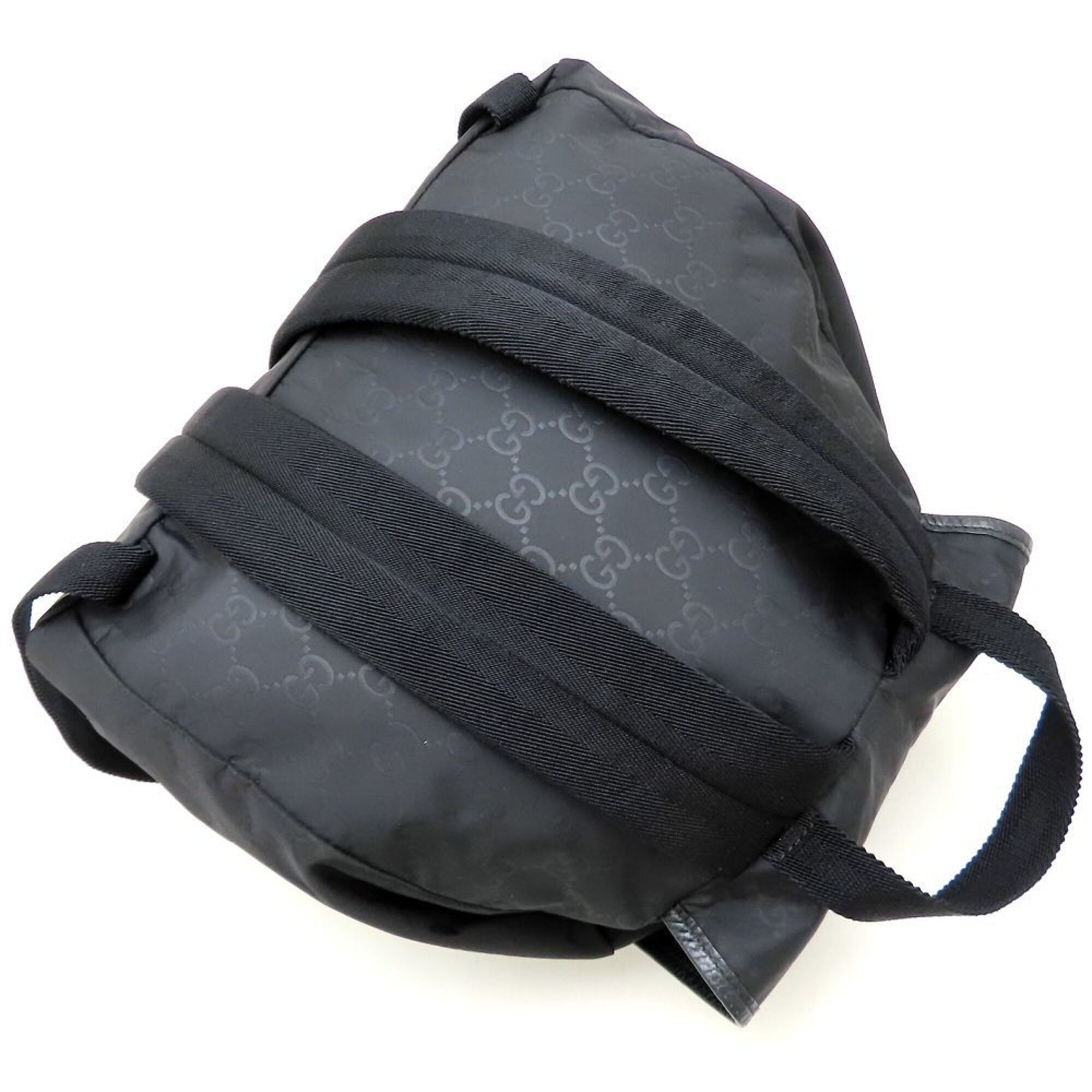 Nylon Leather Backpack (Pre-Owned) - Gucci - Modalova