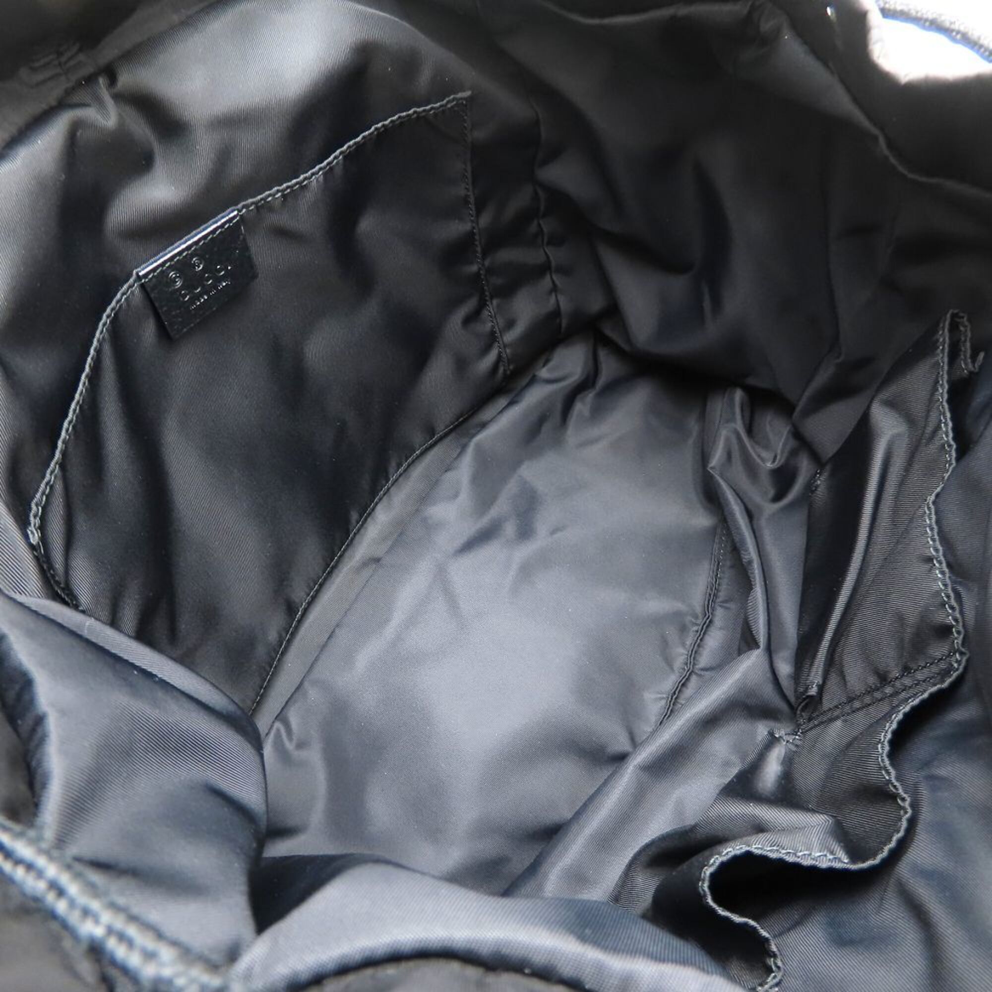 Nylon Leather Backpack (Pre-Owned) - Gucci - Modalova