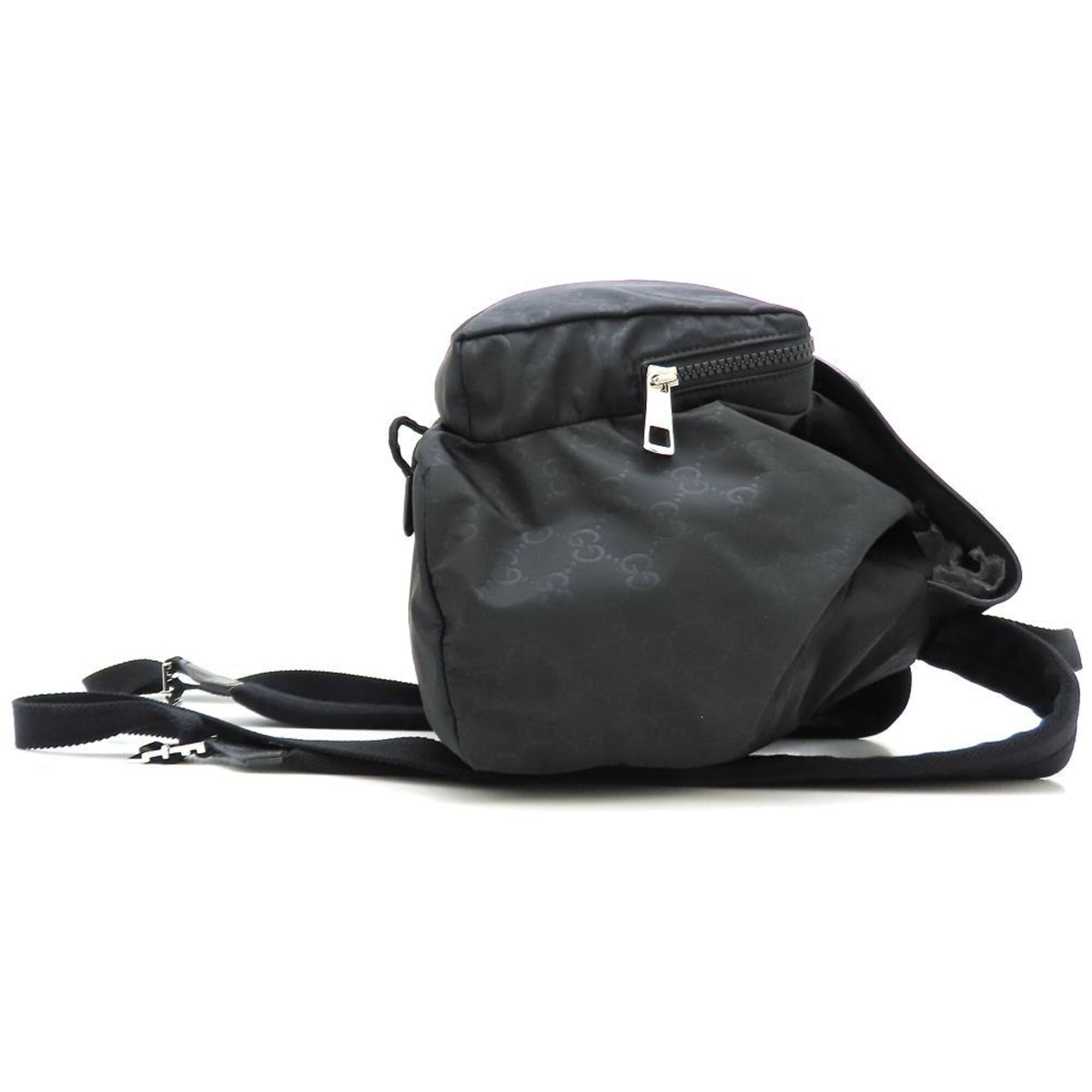 Nylon Leather Backpack (Pre-Owned) - Gucci - Modalova