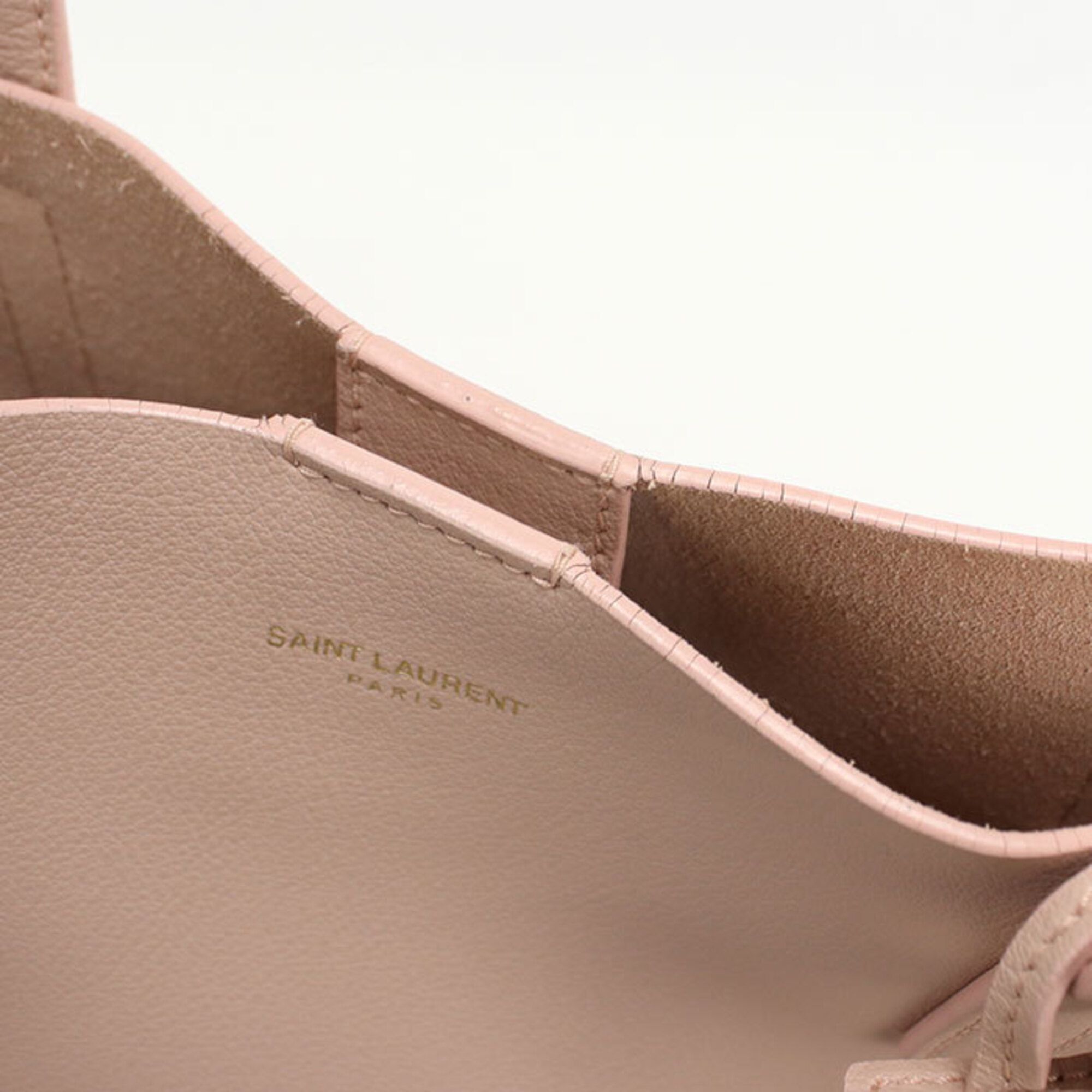 Leather Pouch Tote Bag (Pre-Owned) - Saint Laurent - Modalova