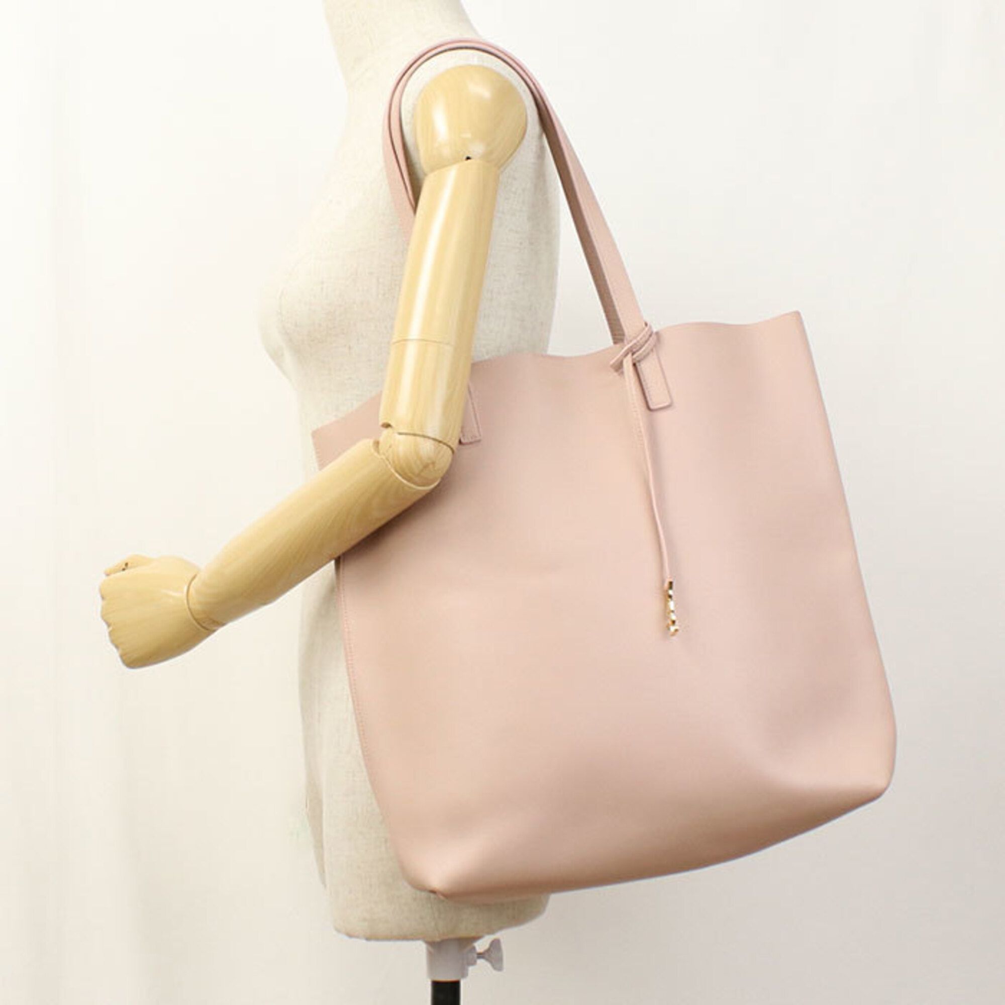 Leather Pouch Tote Bag (Pre-Owned) - Saint Laurent - Modalova
