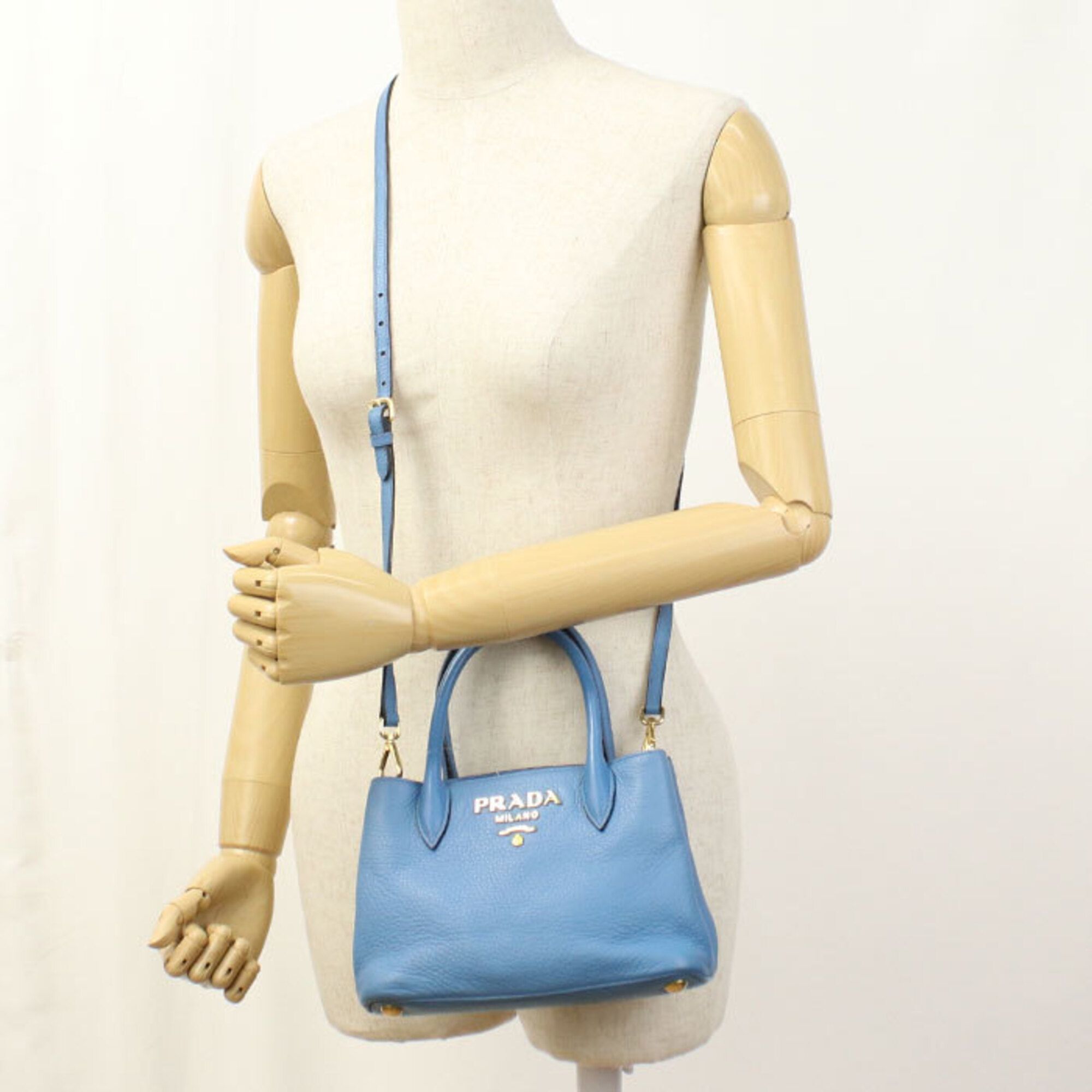 Leather Handbag (Pre-Owned) - Prada - Modalova