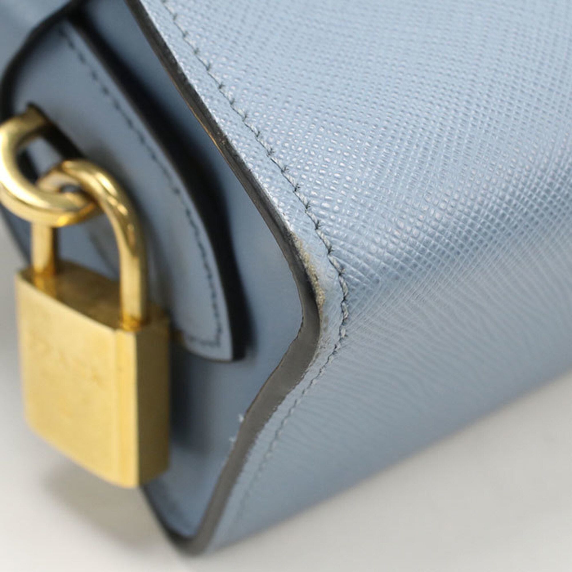 Leather Shoulder Bag (Pre-Owned) - Prada - Modalova