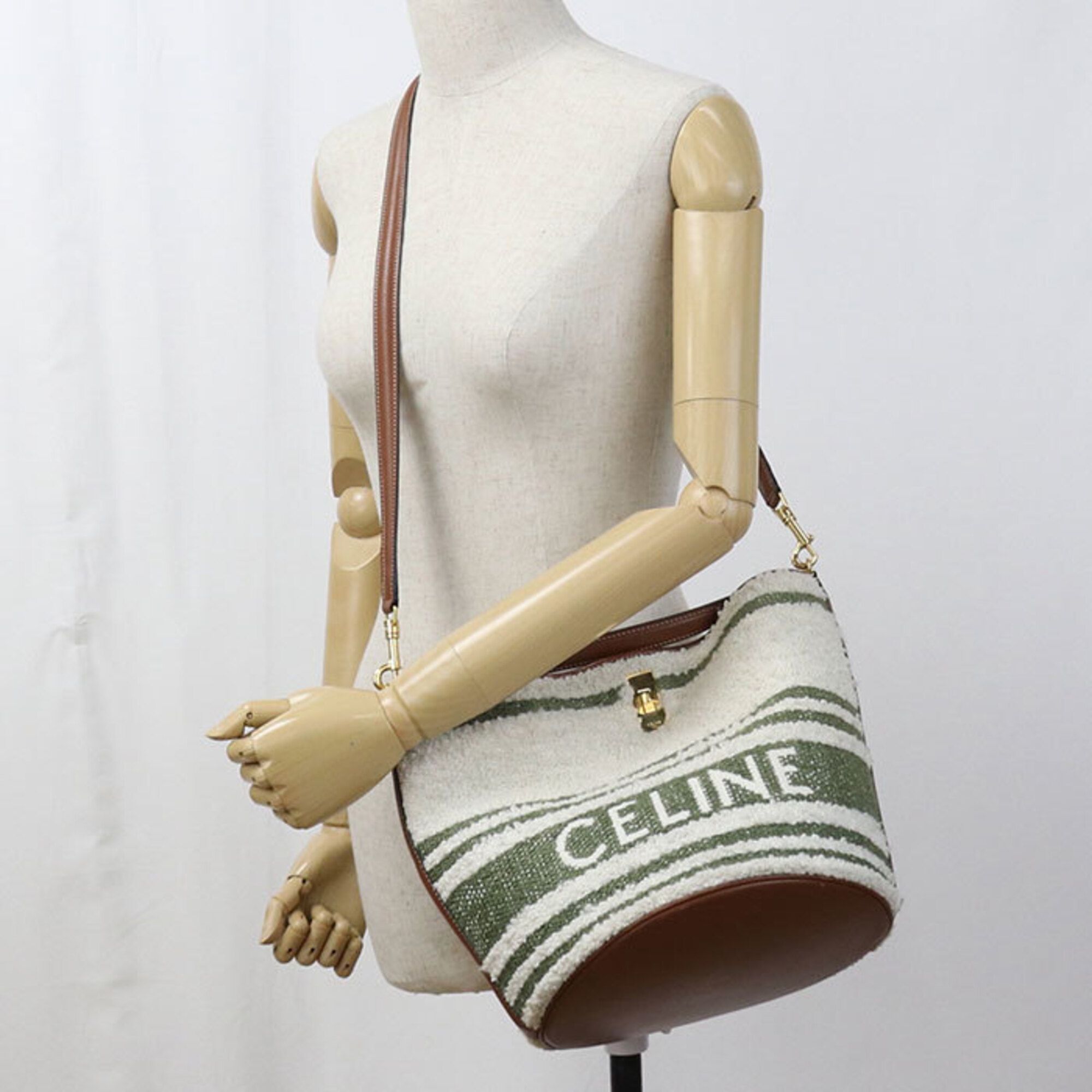 Pile Fabric Handbag (Pre-Owned) - Celine - Modalova