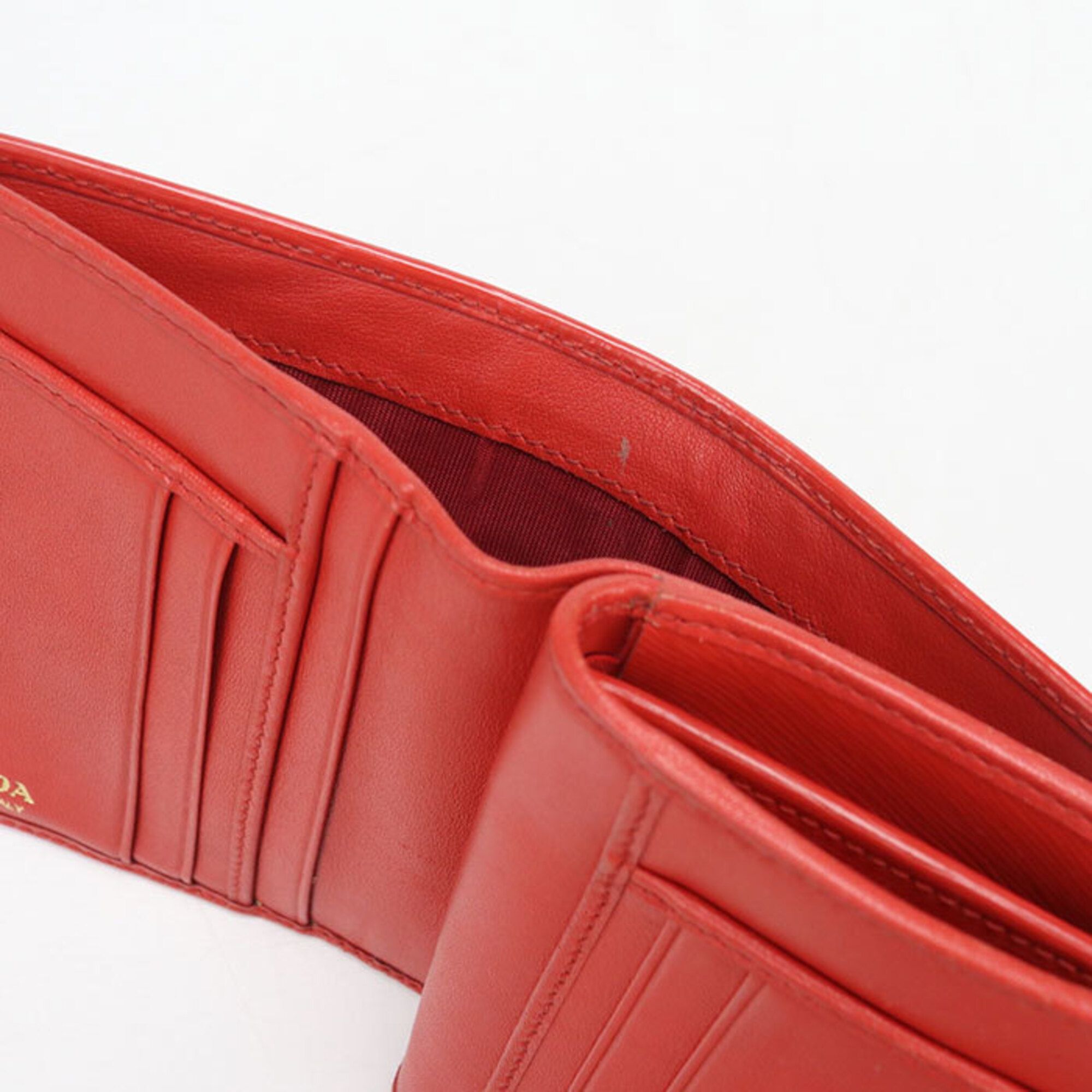 Leather Wallet (Bi-Fold) (Pre-Owned) - Prada - Modalova
