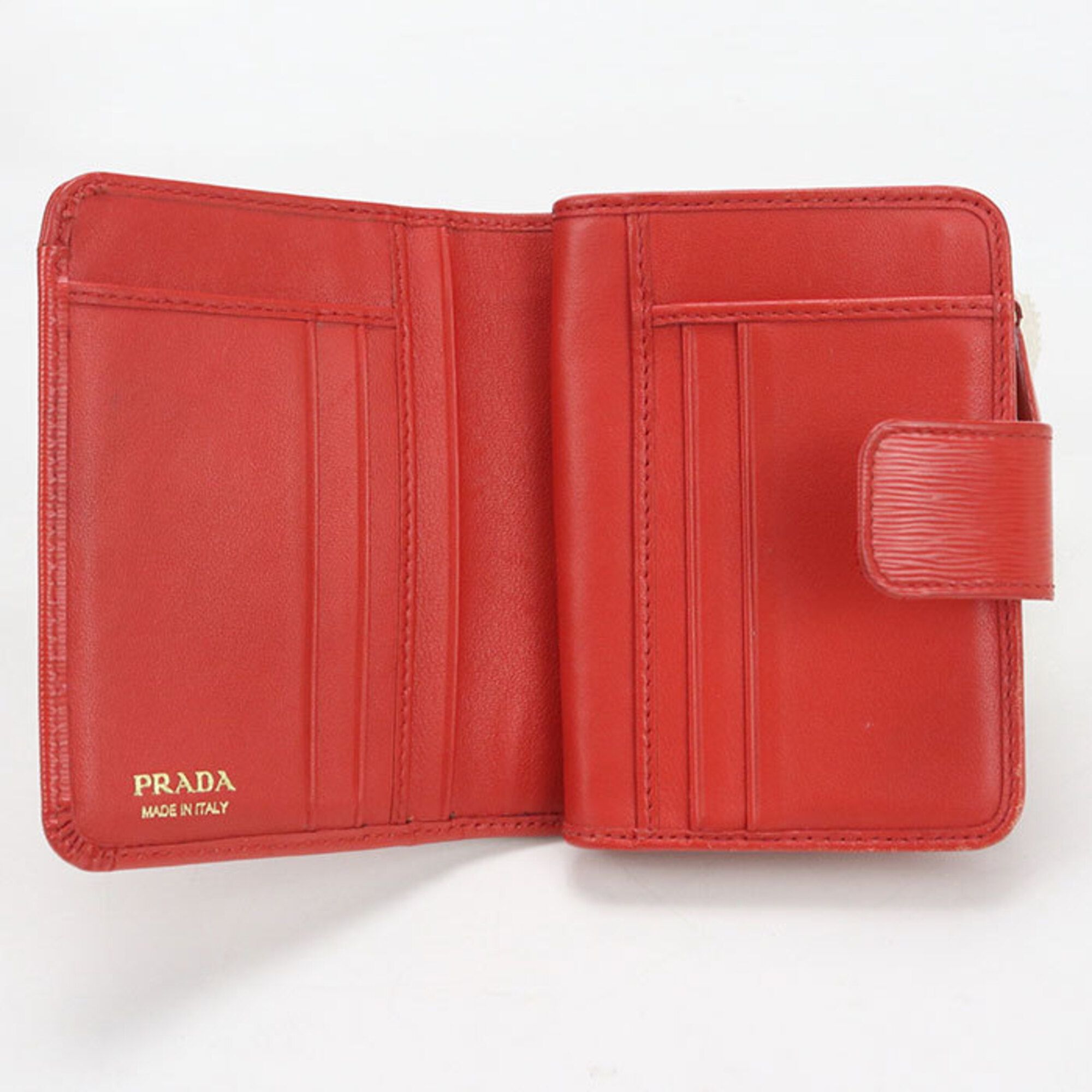 Leather Wallet (Bi-Fold) (Pre-Owned) - Prada - Modalova