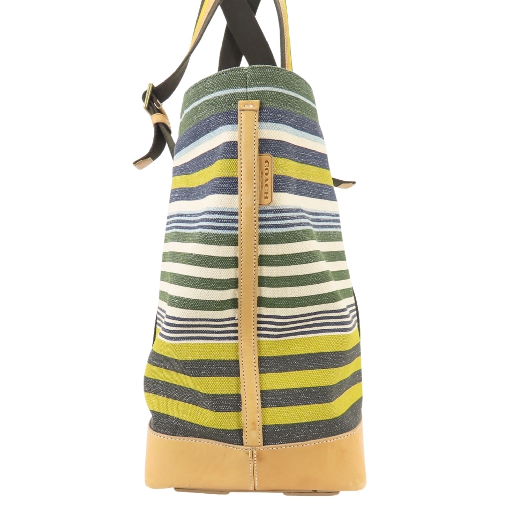 Canvas Leather Tote Bag (Pre-Owned) - Coach - Modalova