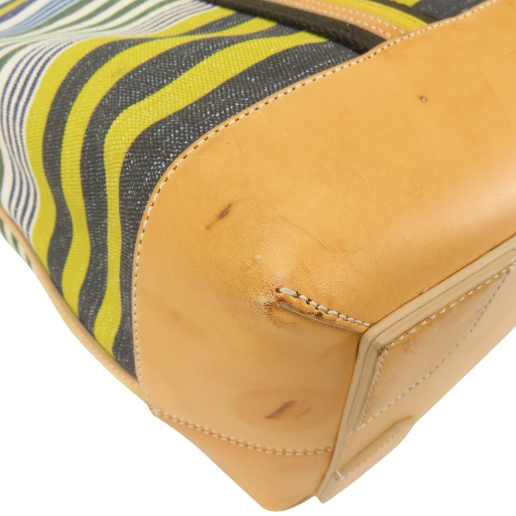 Canvas Leather Tote Bag (Pre-Owned) - Coach - Modalova