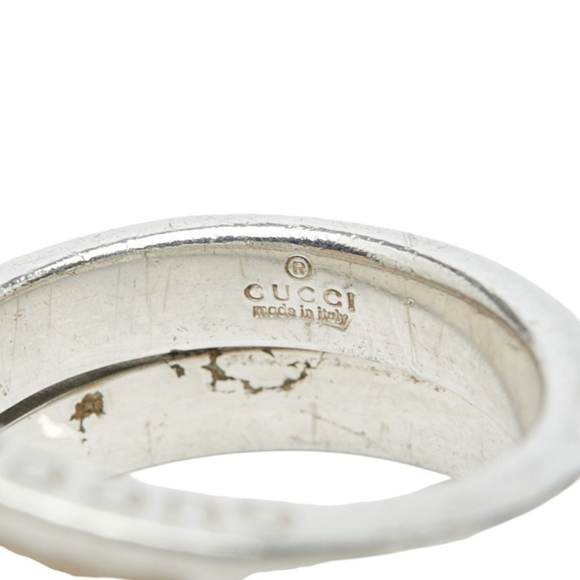 Silver Silver 925 Band Ring (Pre-Owned) - Gucci - Modalova