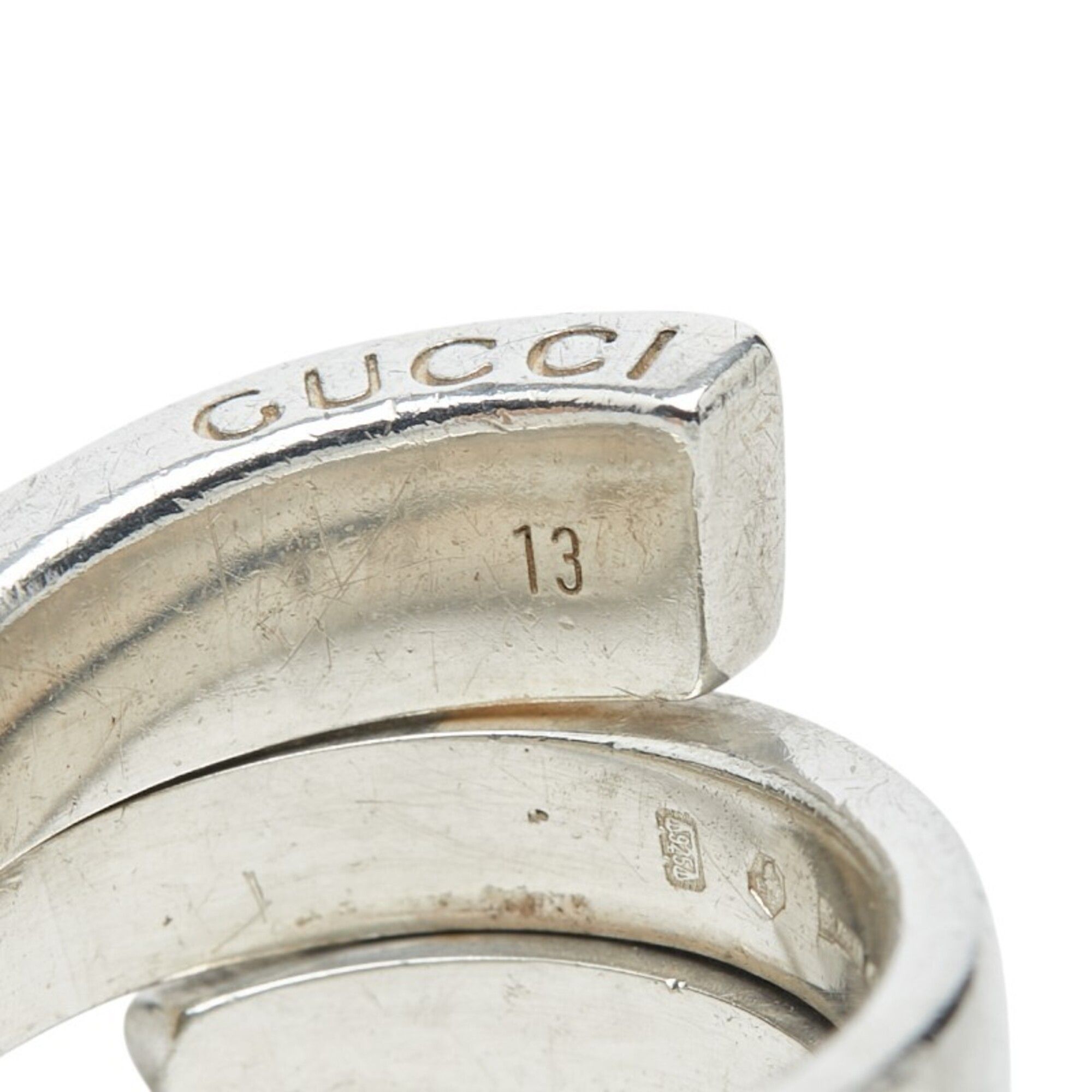 Silver Silver 925 Band Ring (Pre-Owned) - Gucci - Modalova