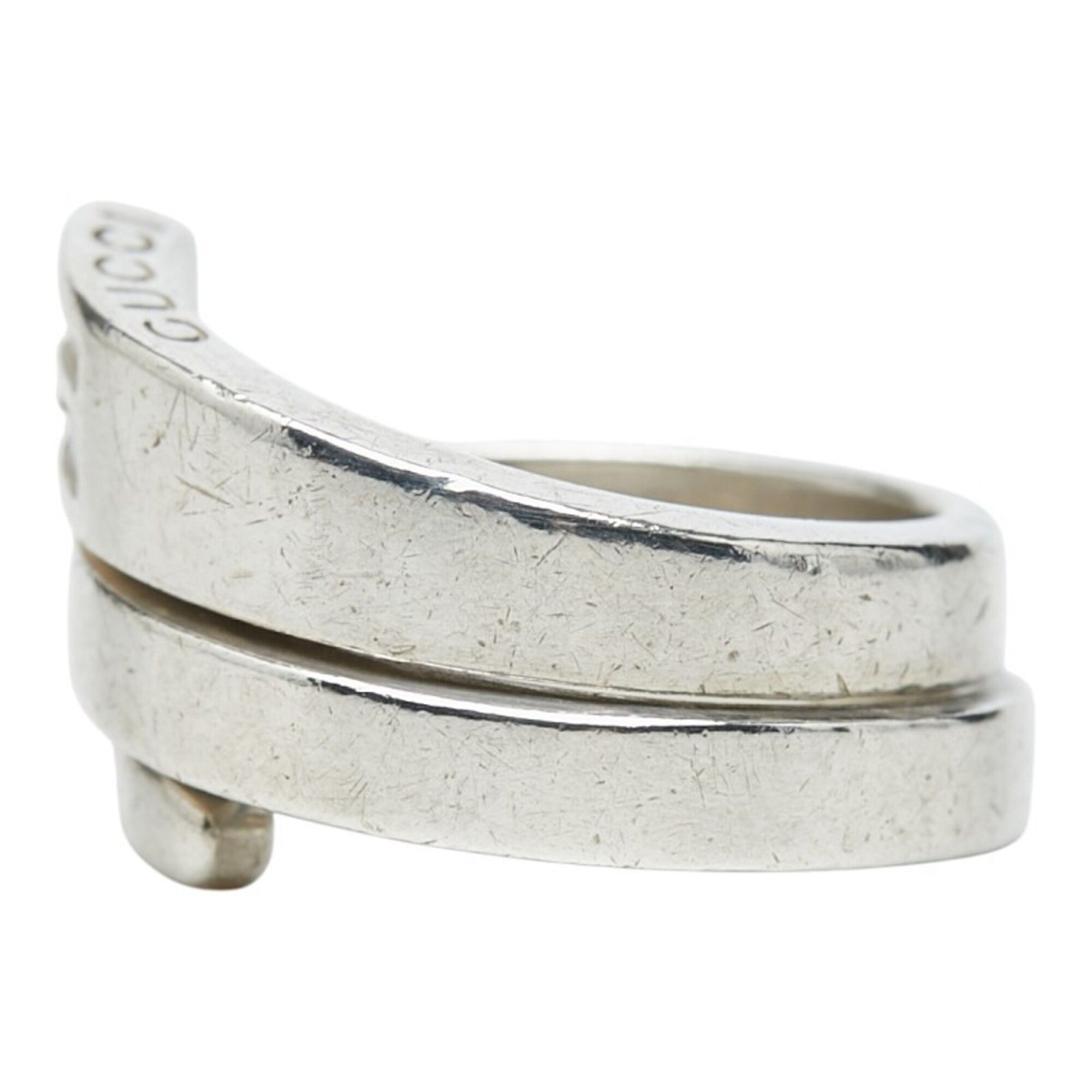 Silver Silver 925 Band Ring (Pre-Owned) - Gucci - Modalova