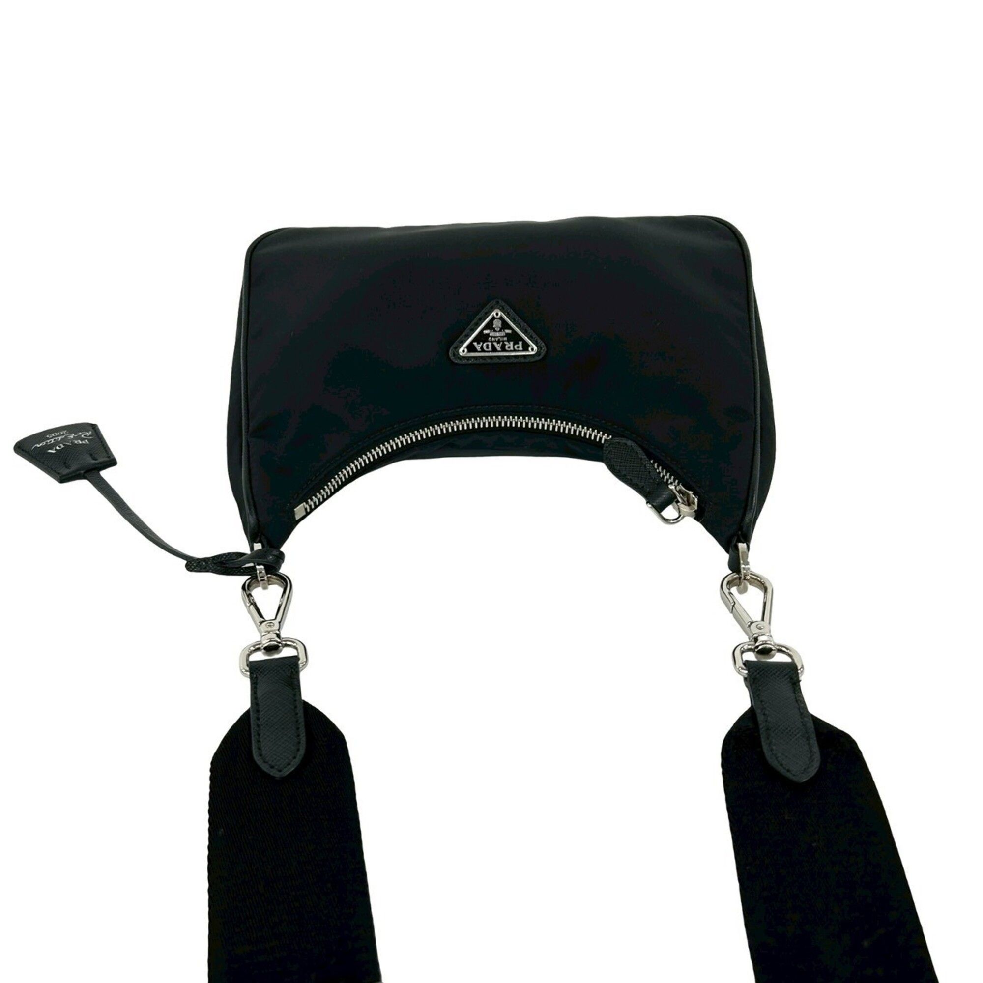 Nylon Leather Shoulder Bag (Pre-Owned) - Prada - Modalova
