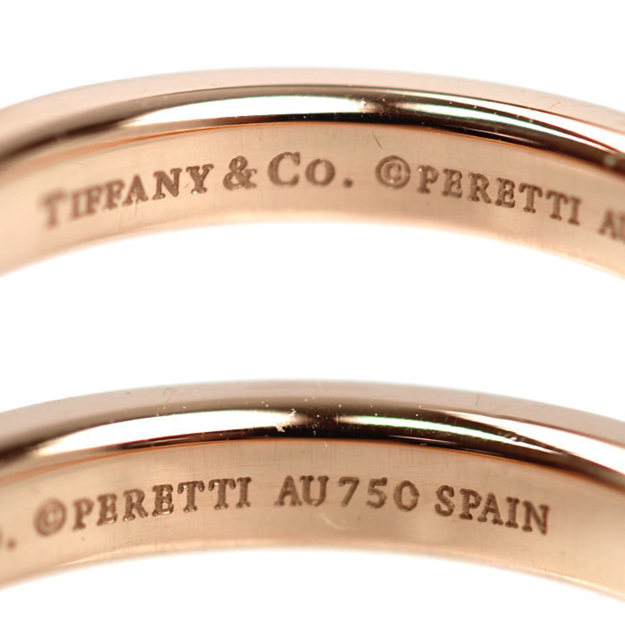 Pink Gold (18K) Band Ring (Pre-Owned) - Tiffany - Modalova