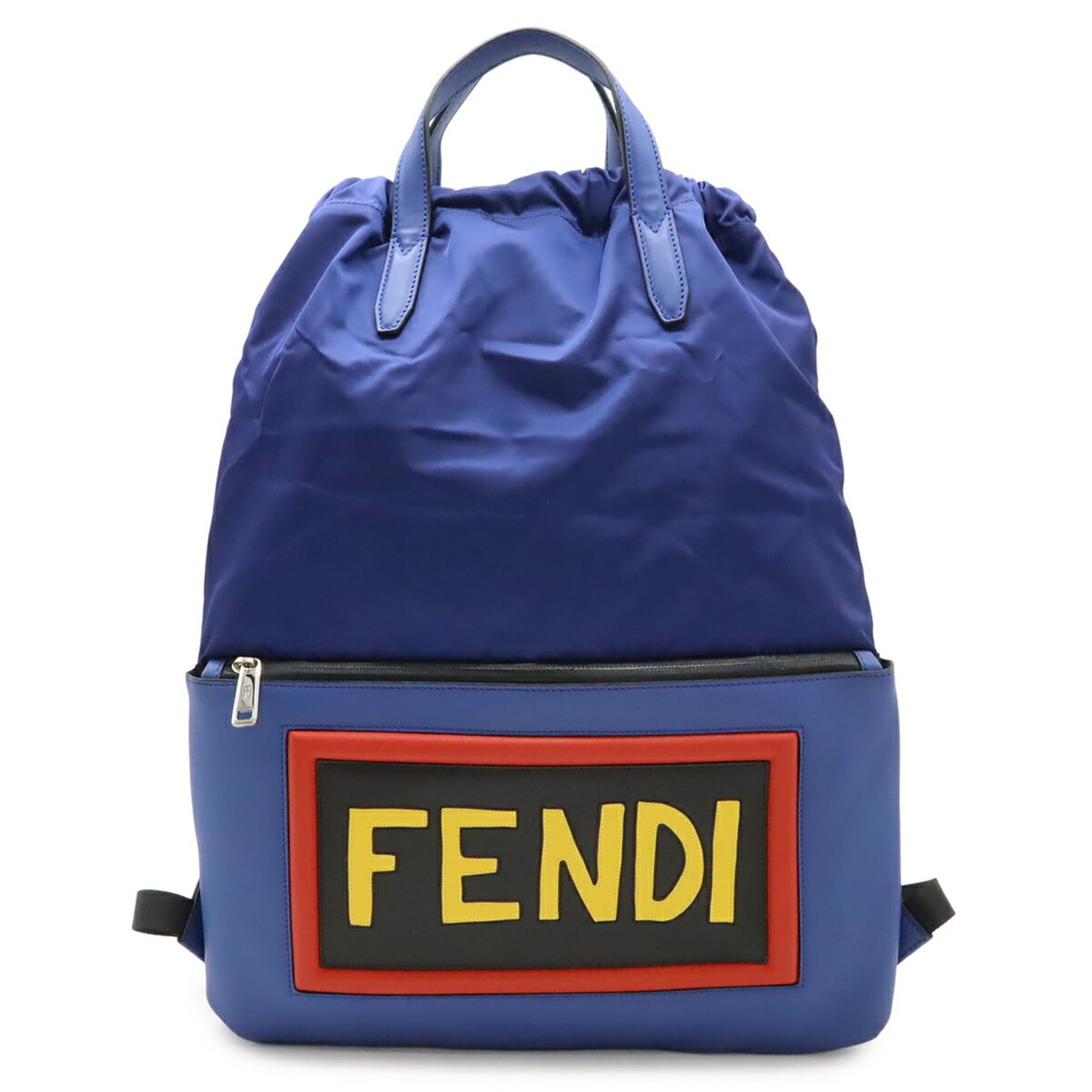 Nylon Leather Backpack (Pre-Owned) - Fendi - Modalova