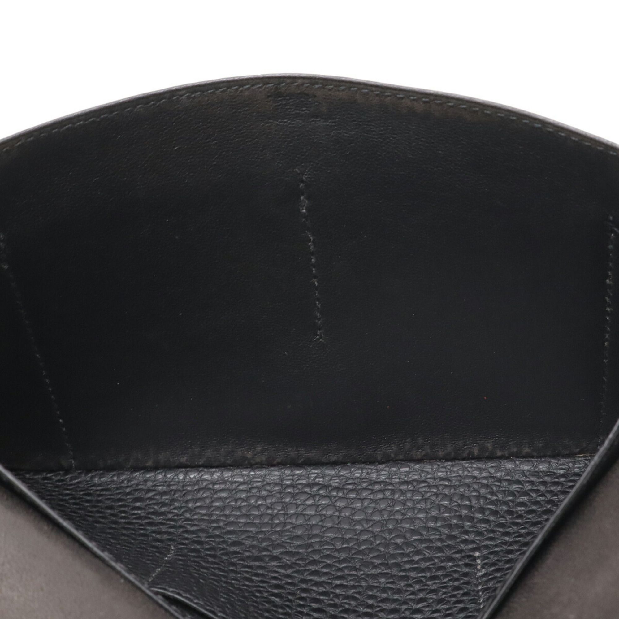 Dogon Duo Taurillon Clemence Leather Long Wallet (Bi-Fold) (Pre-Owned) - Hermes - Modalova