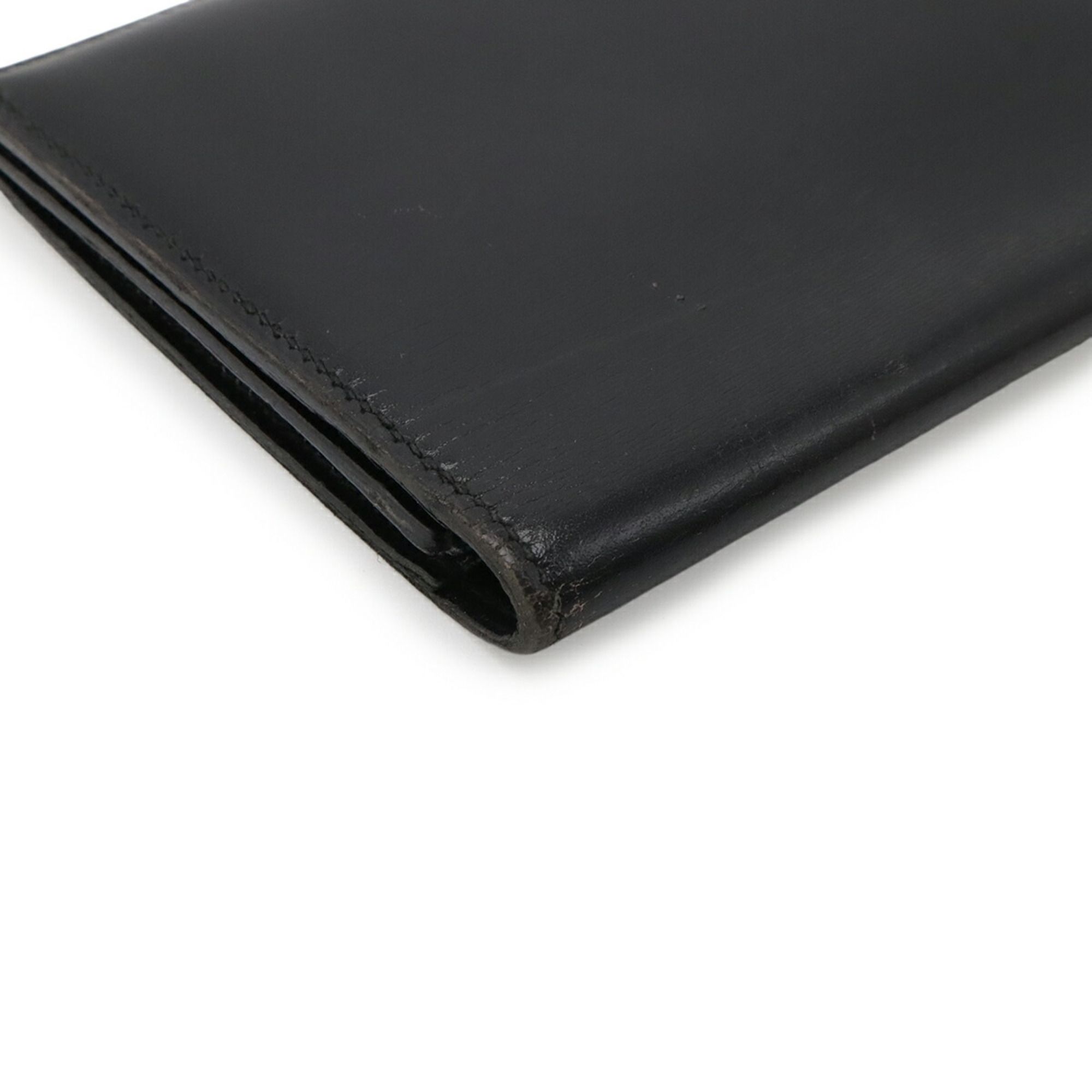 Osaka Box Calf Leather Long Wallet (Bi-Fold) (Pre-Owned) - Hermes - Modalova