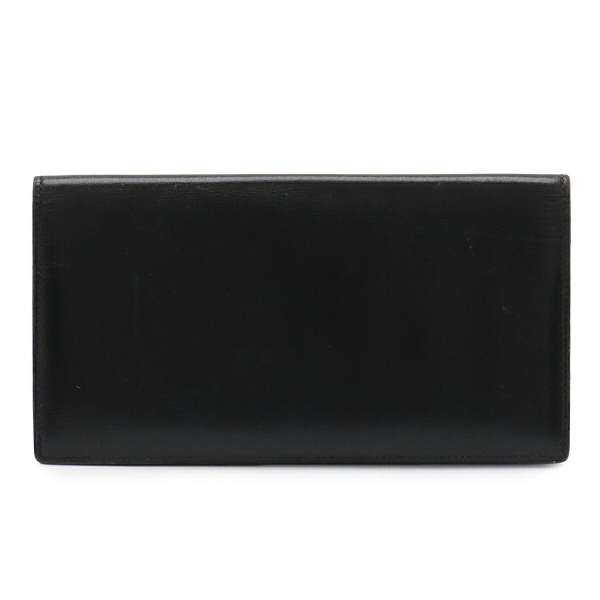 Osaka Box Calf Leather Long Wallet (Bi-Fold) (Pre-Owned) - Hermes - Modalova