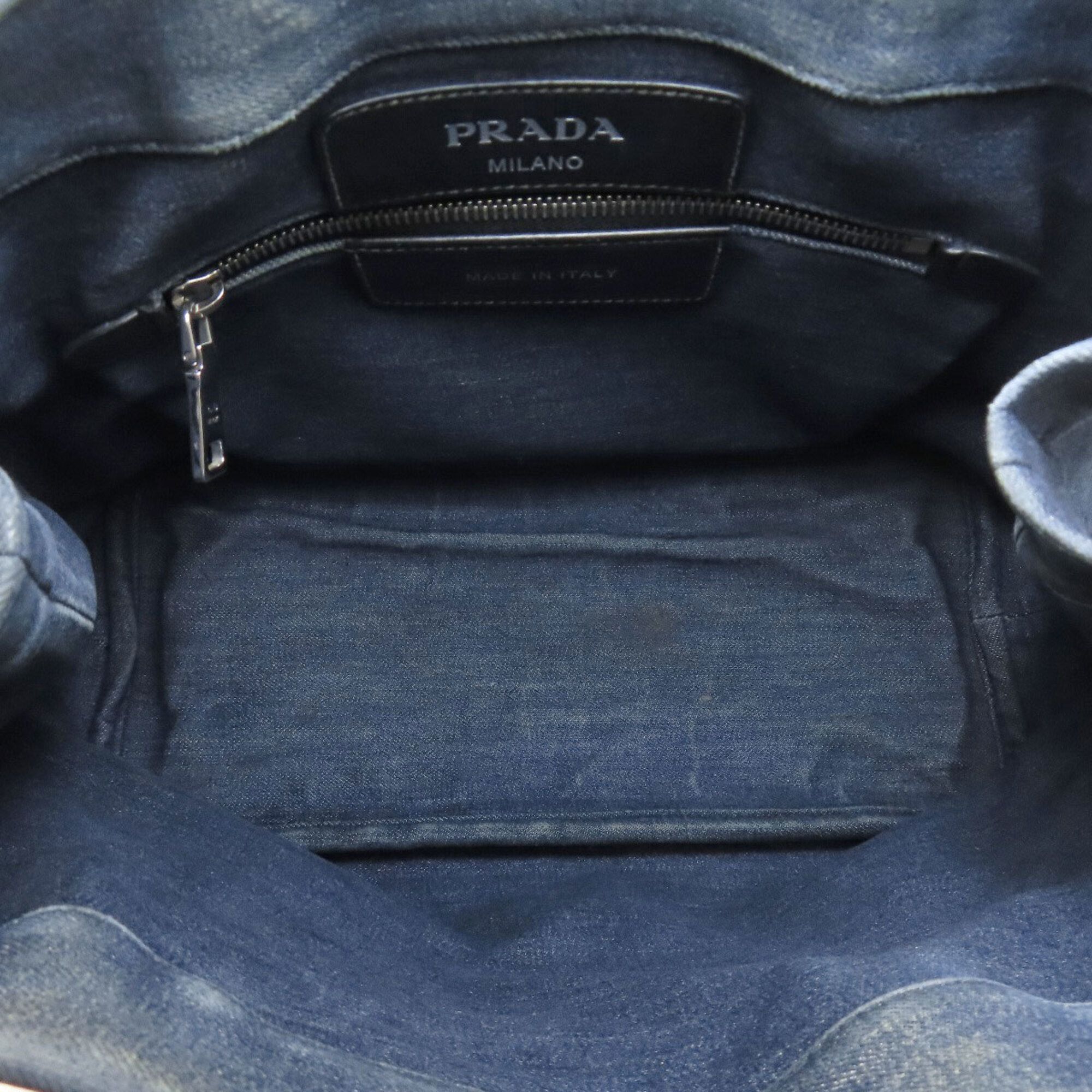 Denim Tote Bag (Pre-Owned) - Prada - Modalova