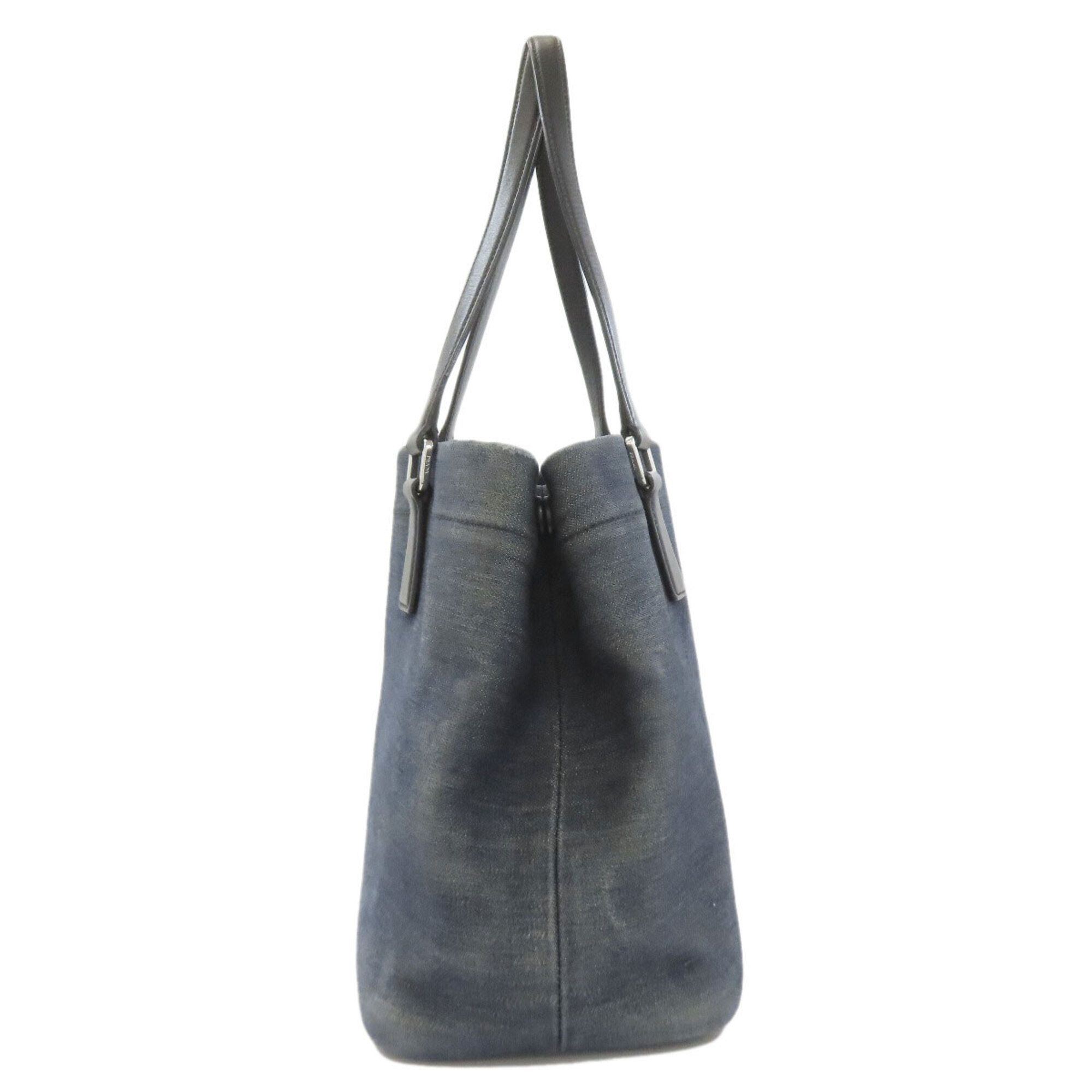 Denim Tote Bag (Pre-Owned) - Prada - Modalova