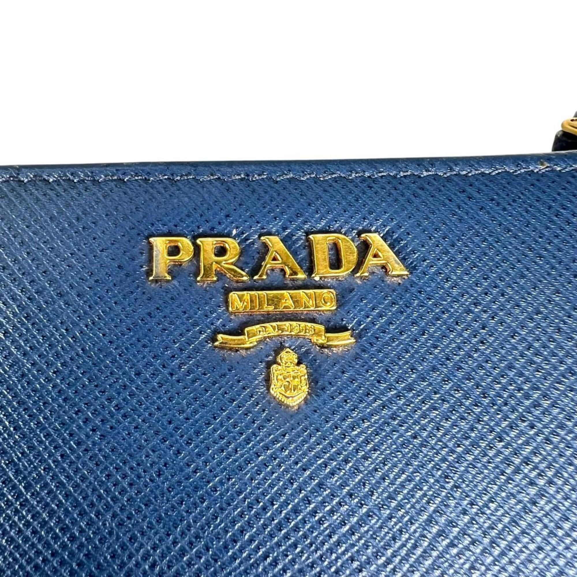 Saffiano Leather Wallet (Bi-Fold) (Pre-Owned) - Prada - Modalova