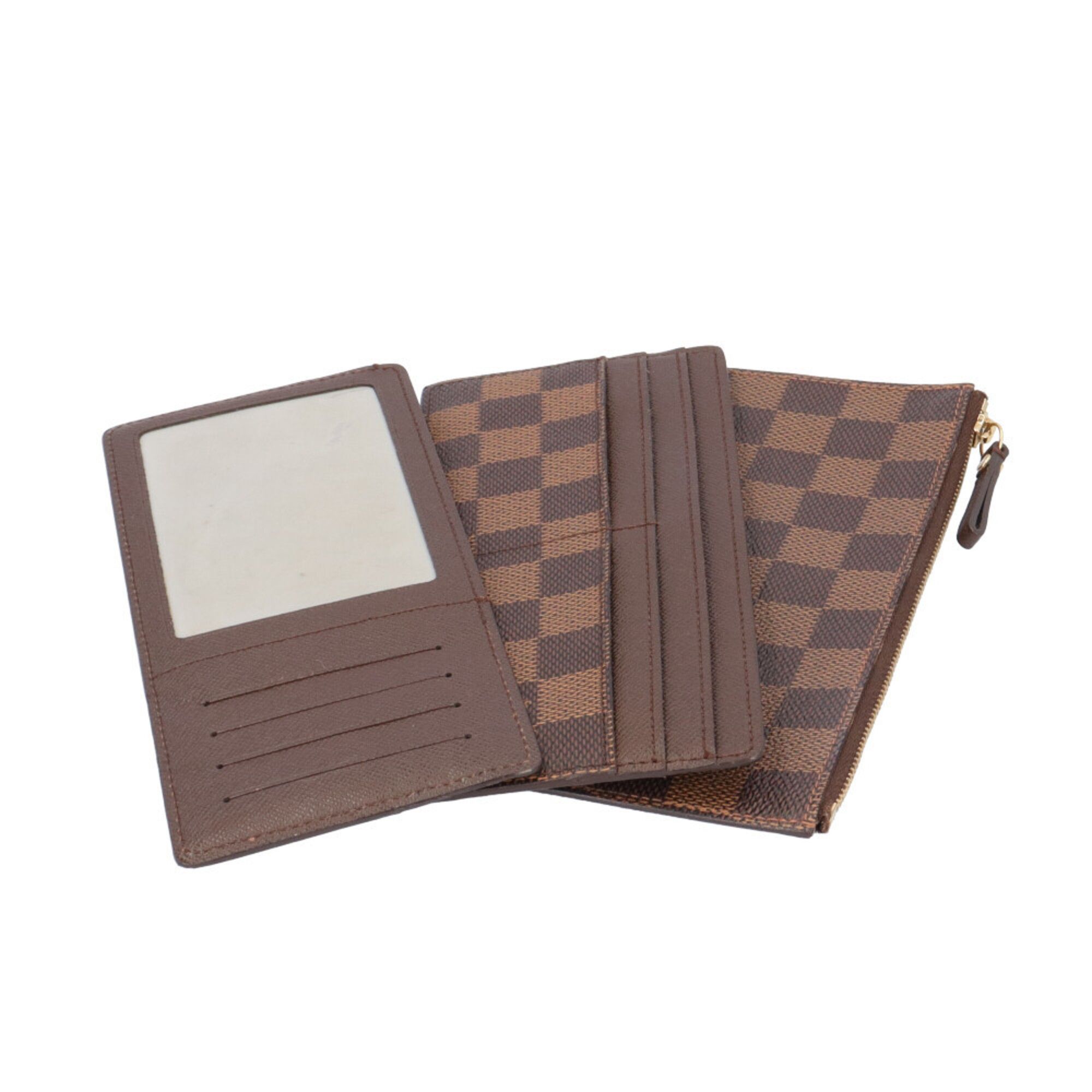 Damier Damier Canvas Long Wallet (Bi-Fold) (Pre-Owned) - Louis Vuitton - Modalova